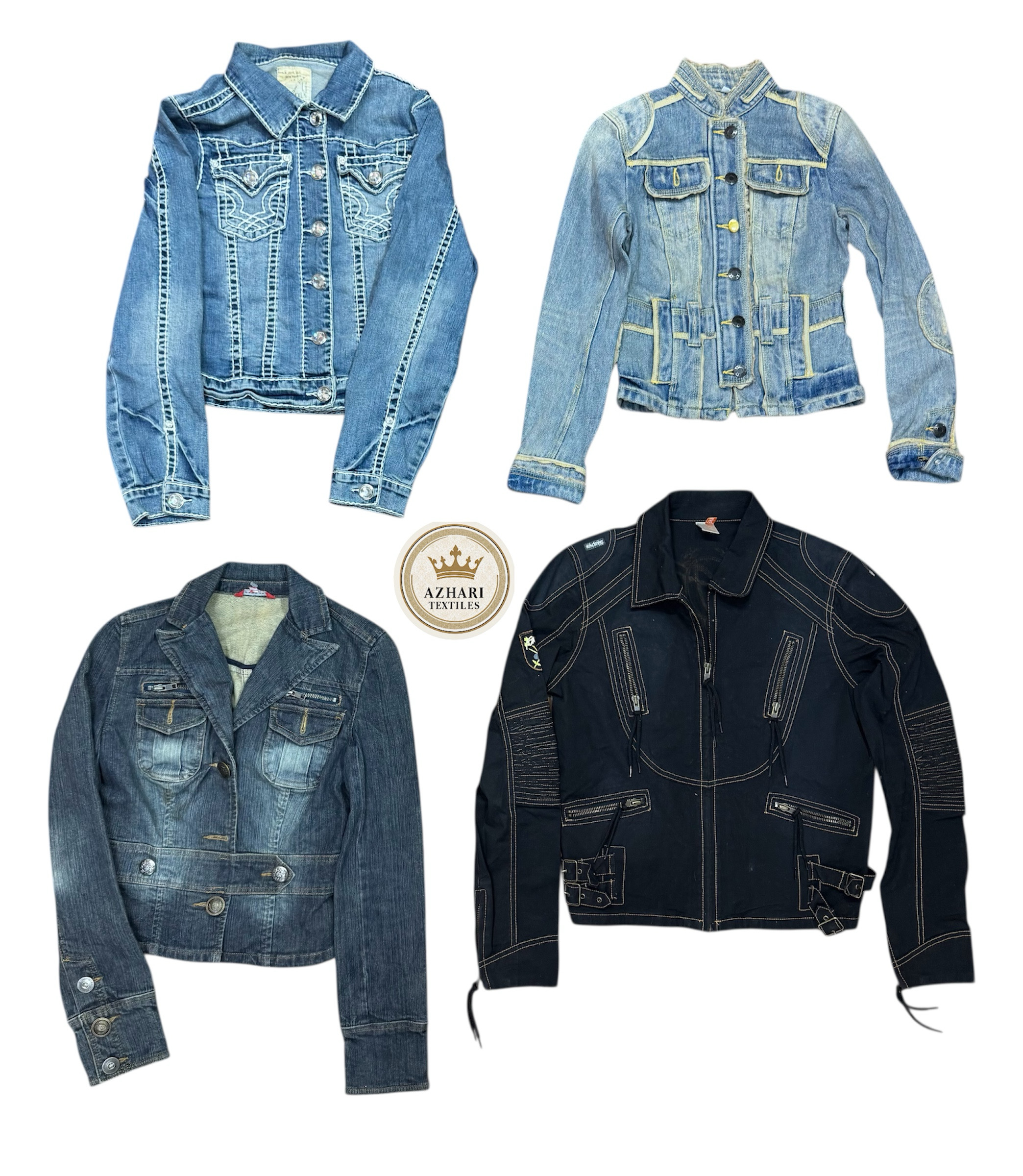 Y2K Fitted Denim jackets 10 pcs At 470