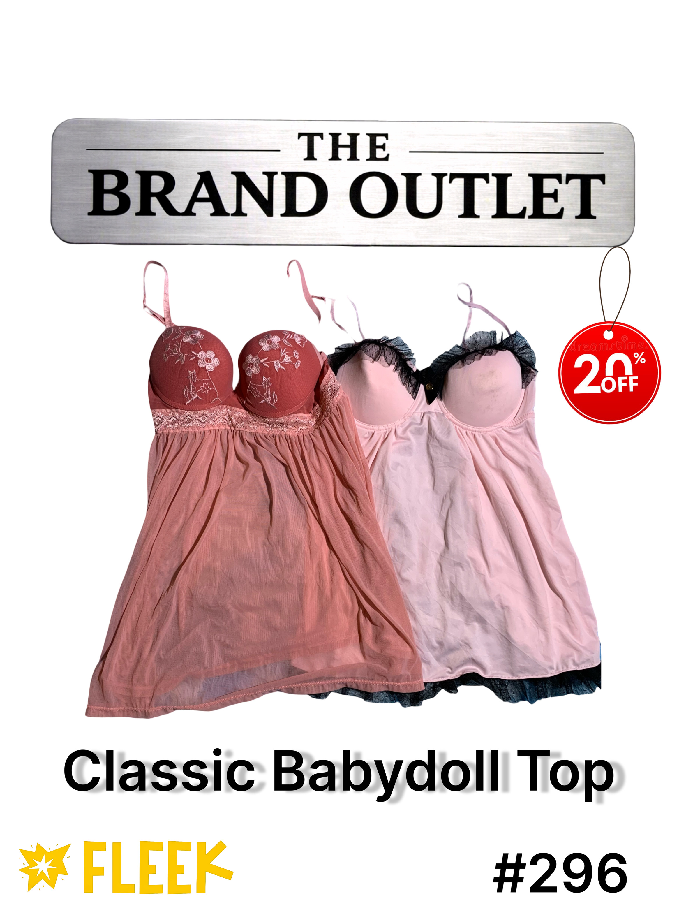 Classic Babydoll Top     #296
