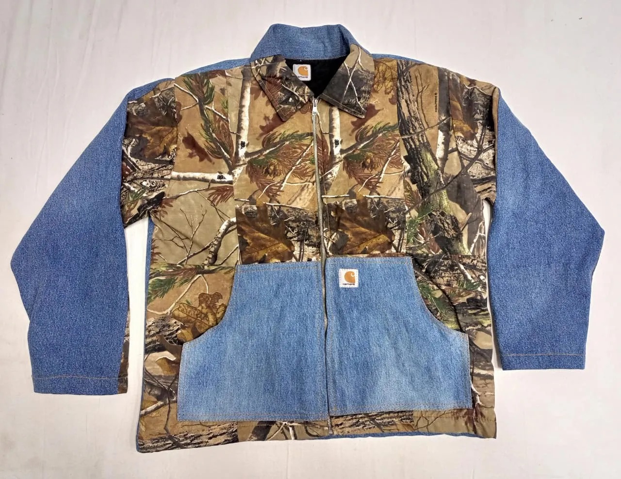 Veste en denim Camo Carhartt UPcyclée CR1217