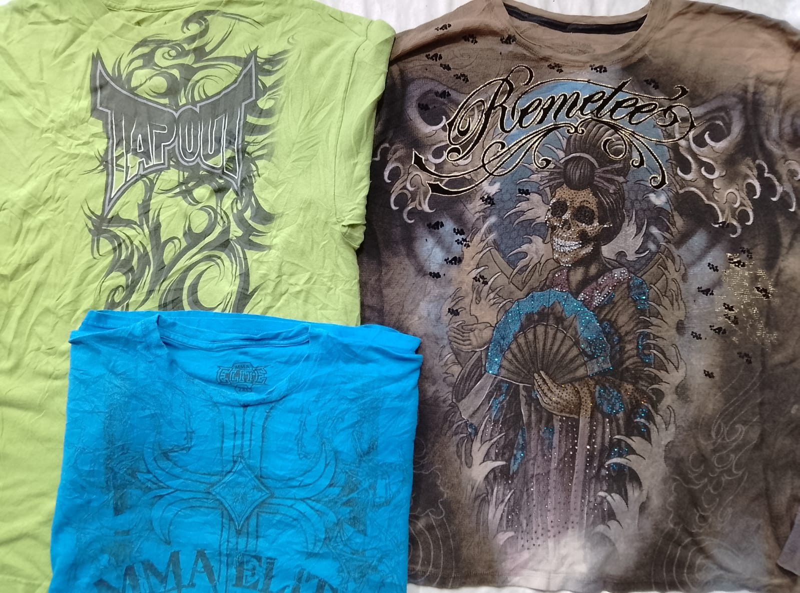 CR6349 ヴィンテージスカル Tシャツ