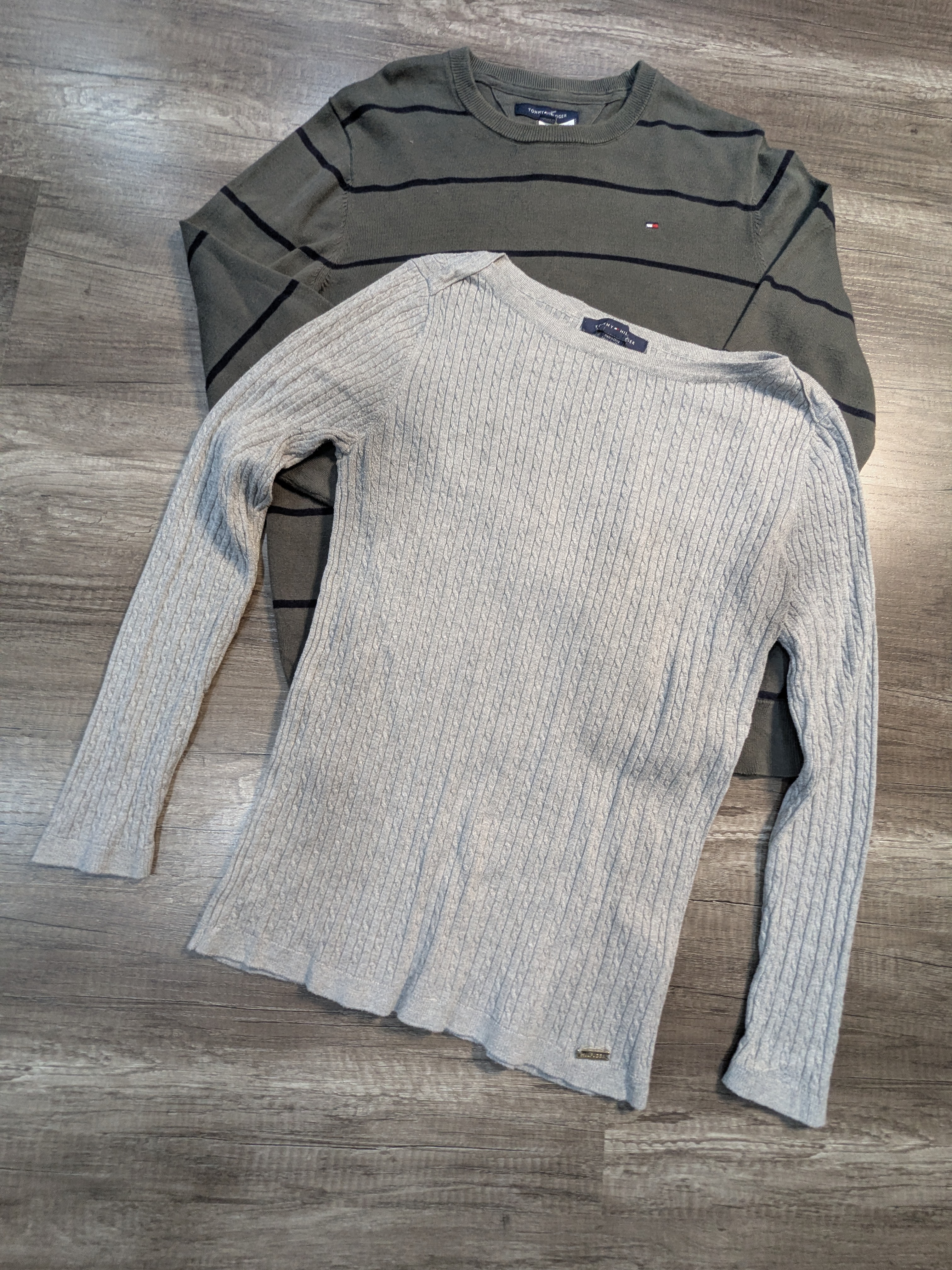 3546 - Tommy Hilfiger フルジッパースウェットシャツ フルスリーブ Tシャツ カーディガン