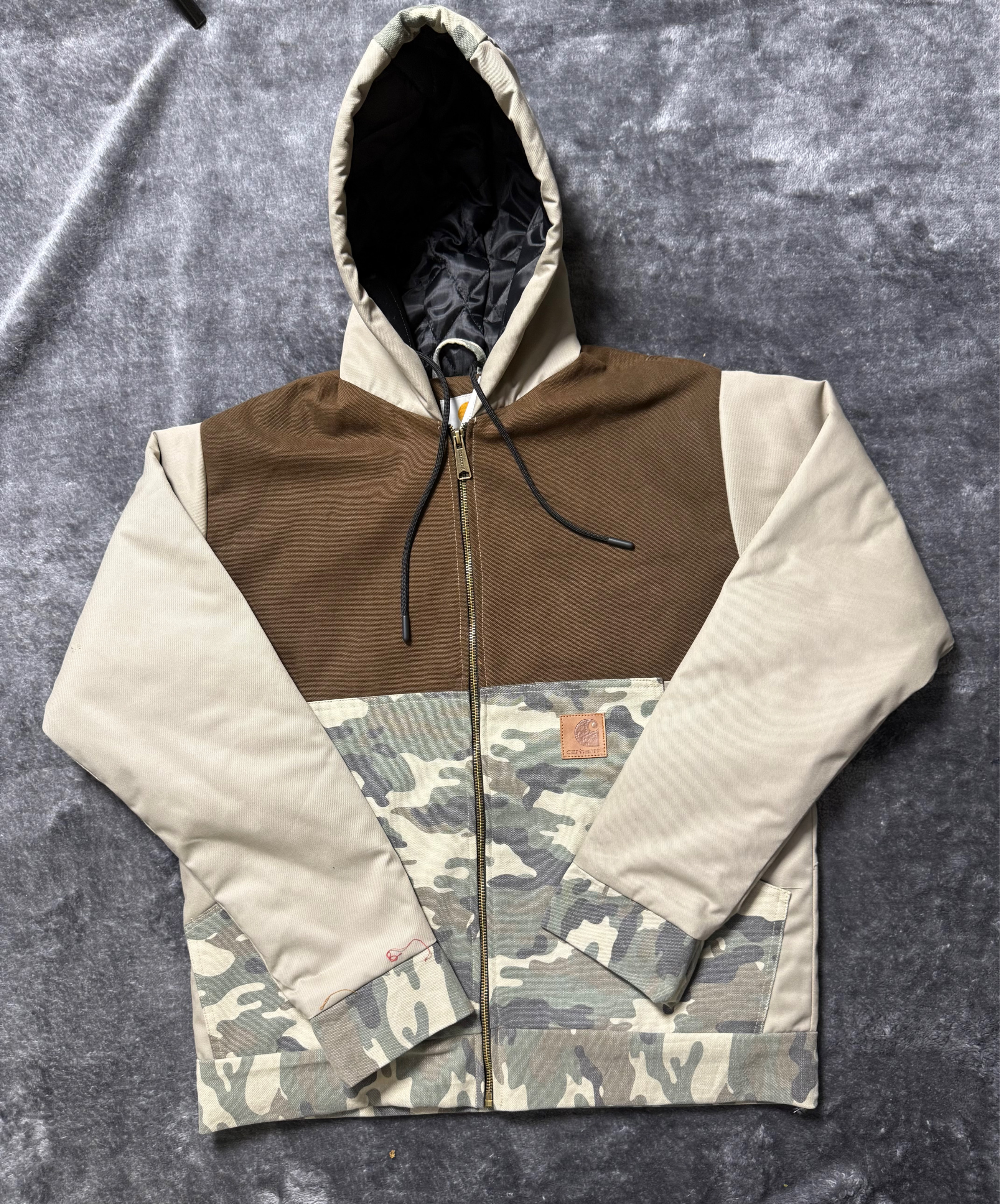 Carhartt upcycle Hooded jacket