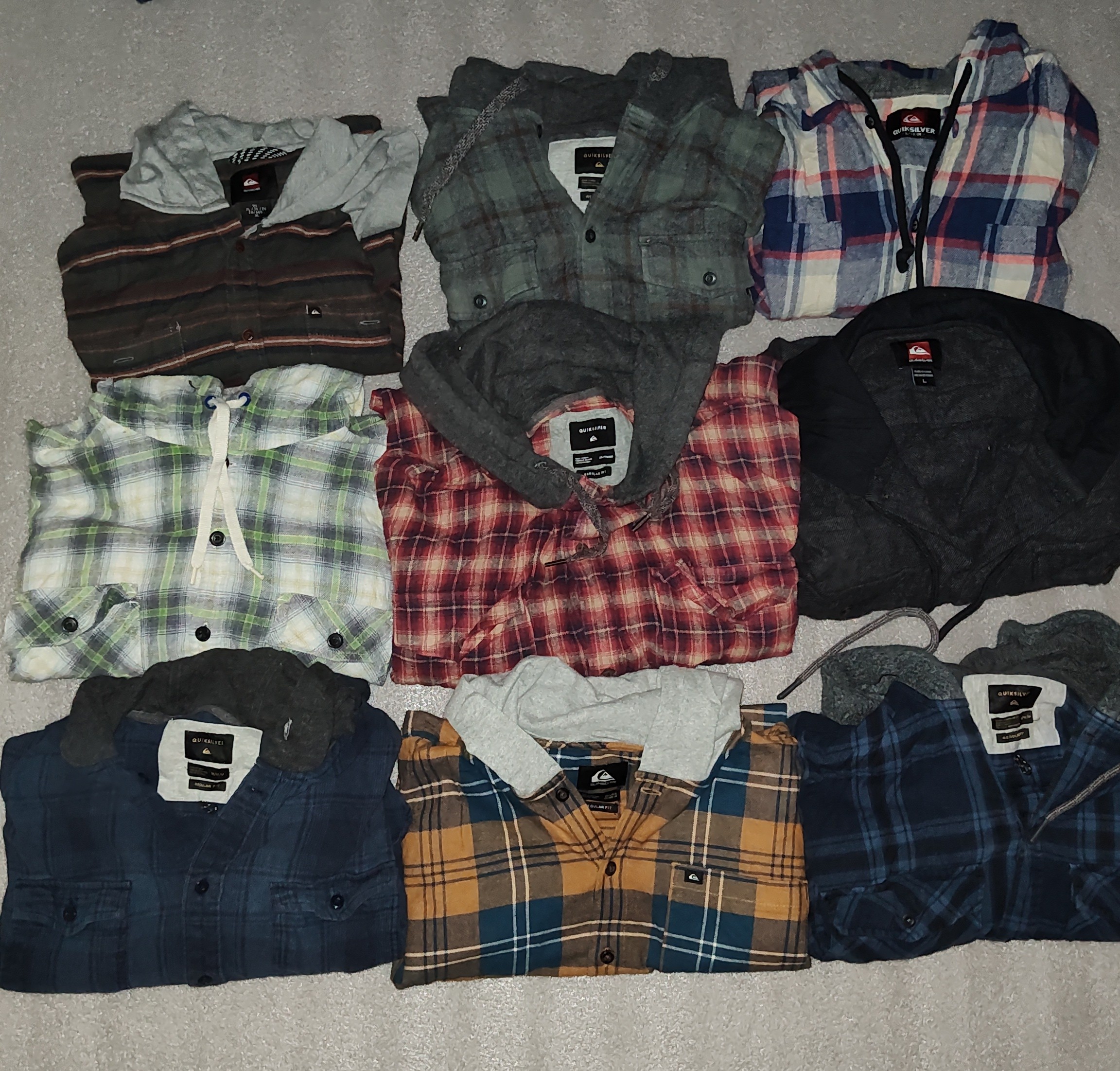 #02 Quick silver flannel shirts