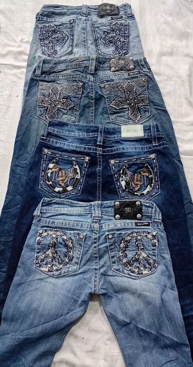 CR6371 Miss Me Flare & Straight Jeans