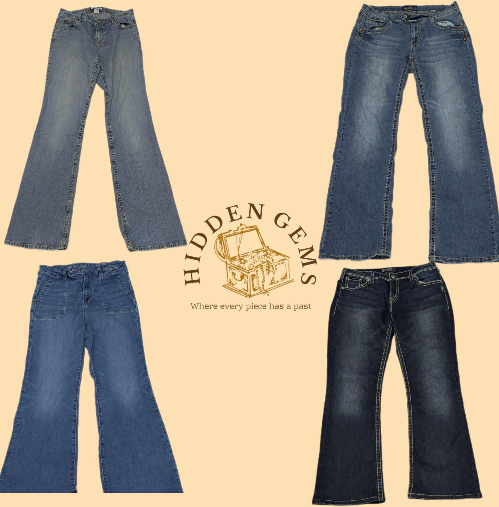 Y2K Flared Jeans (HG-062)