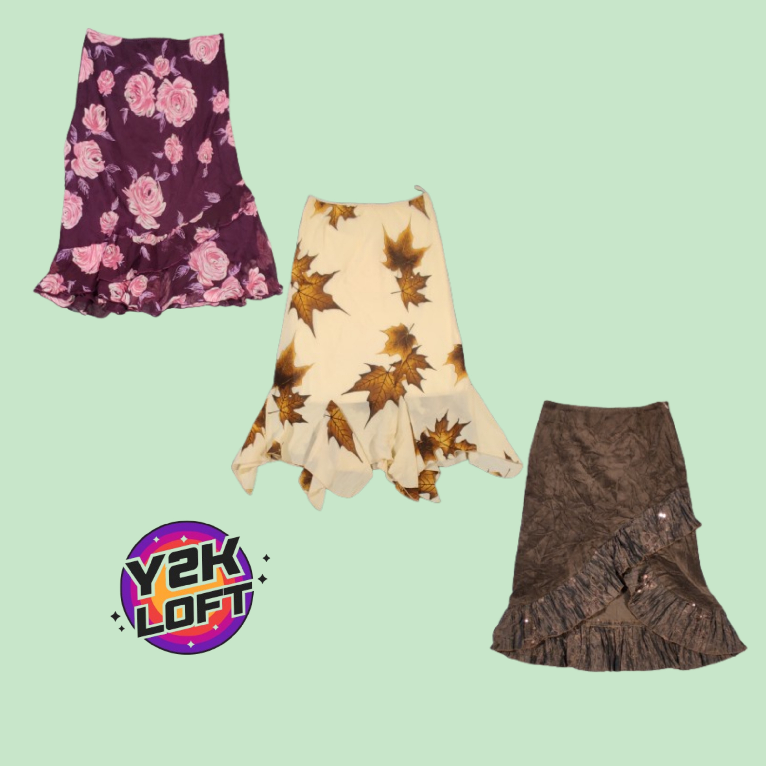 Y2K Grunge Fairy Core Skirts Mix (FB-008)