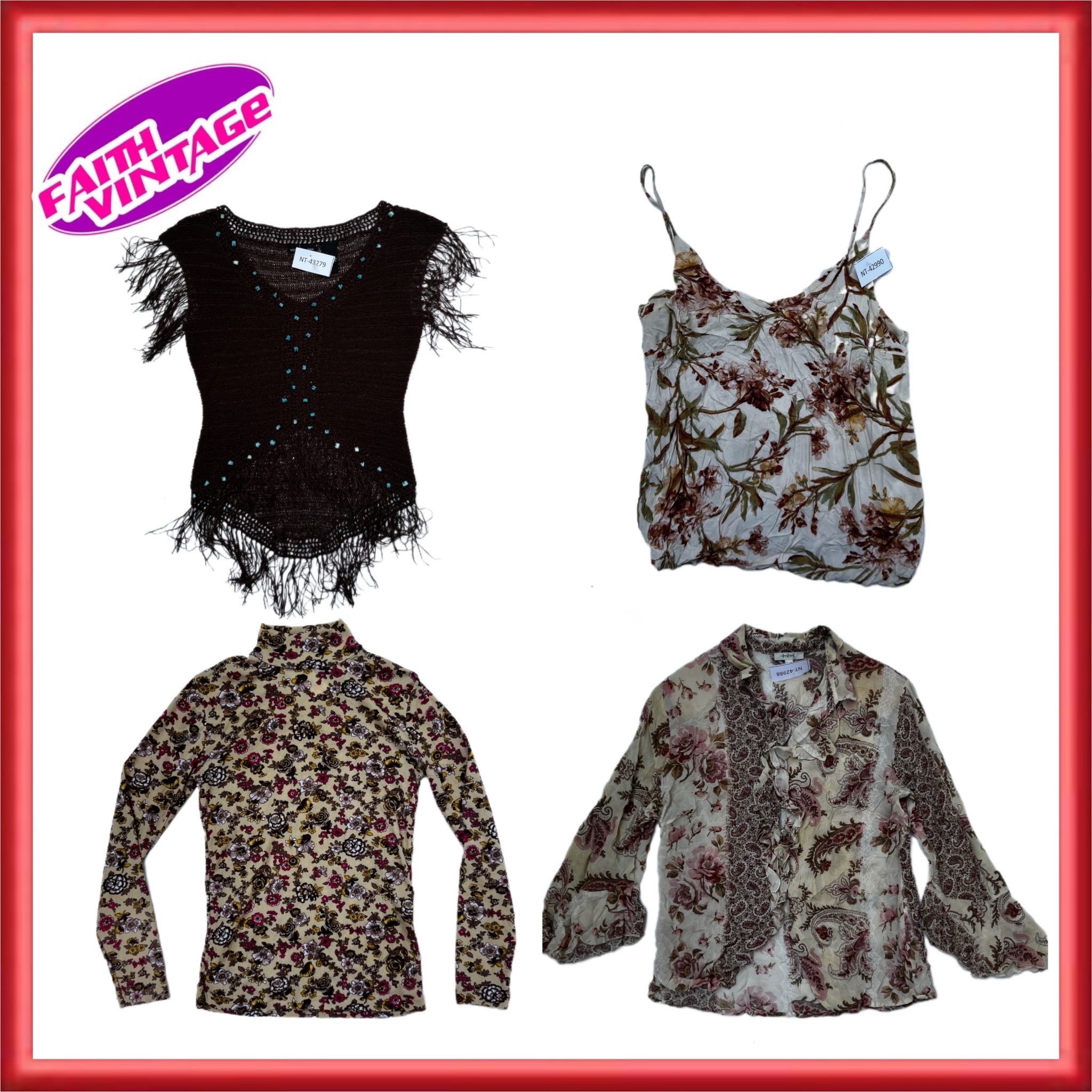 Dream Aroma Rust Mix Top and Dress Bundle(FV-523)