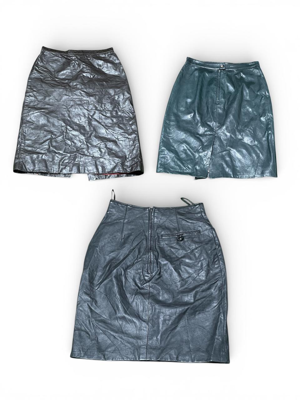 Falda de cuero de Tv 19 6P