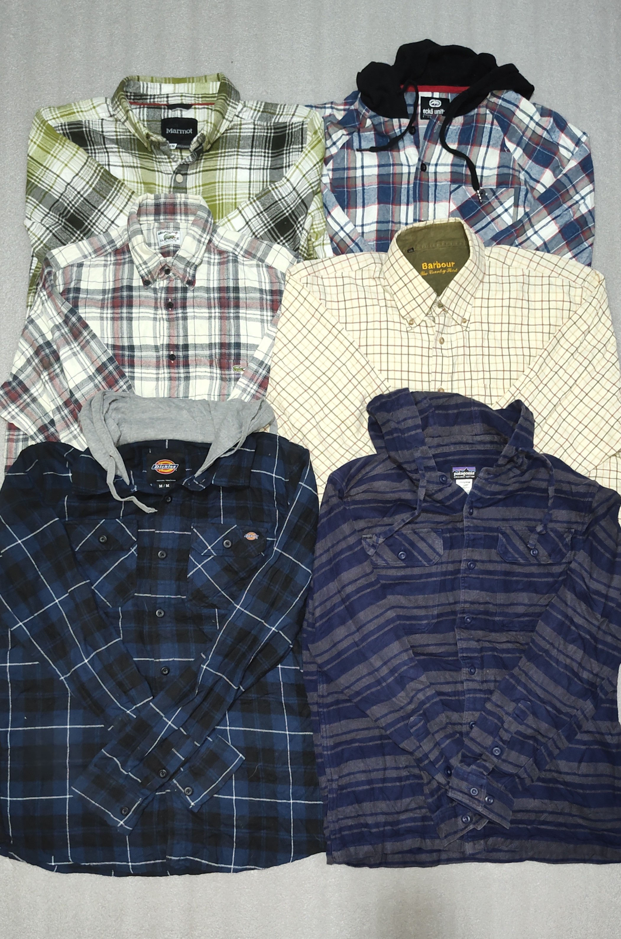 Barbour und Mix-Marken Flanellhemden