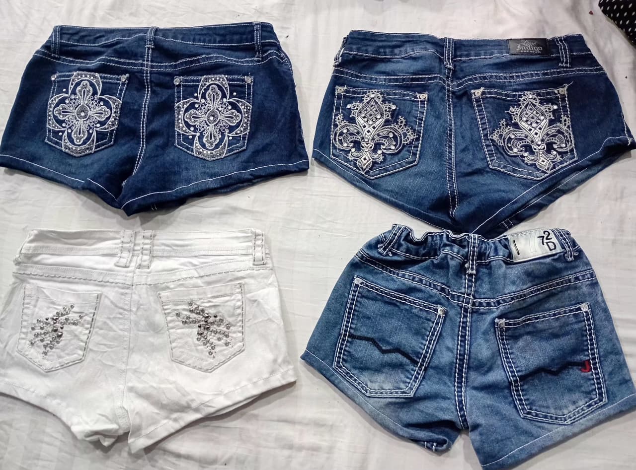 CR6389 Upcycle Y2K Shorts