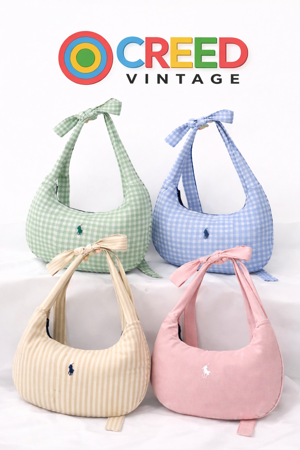 CR1238  Upcycled Tie-Strap Shoulder Ba