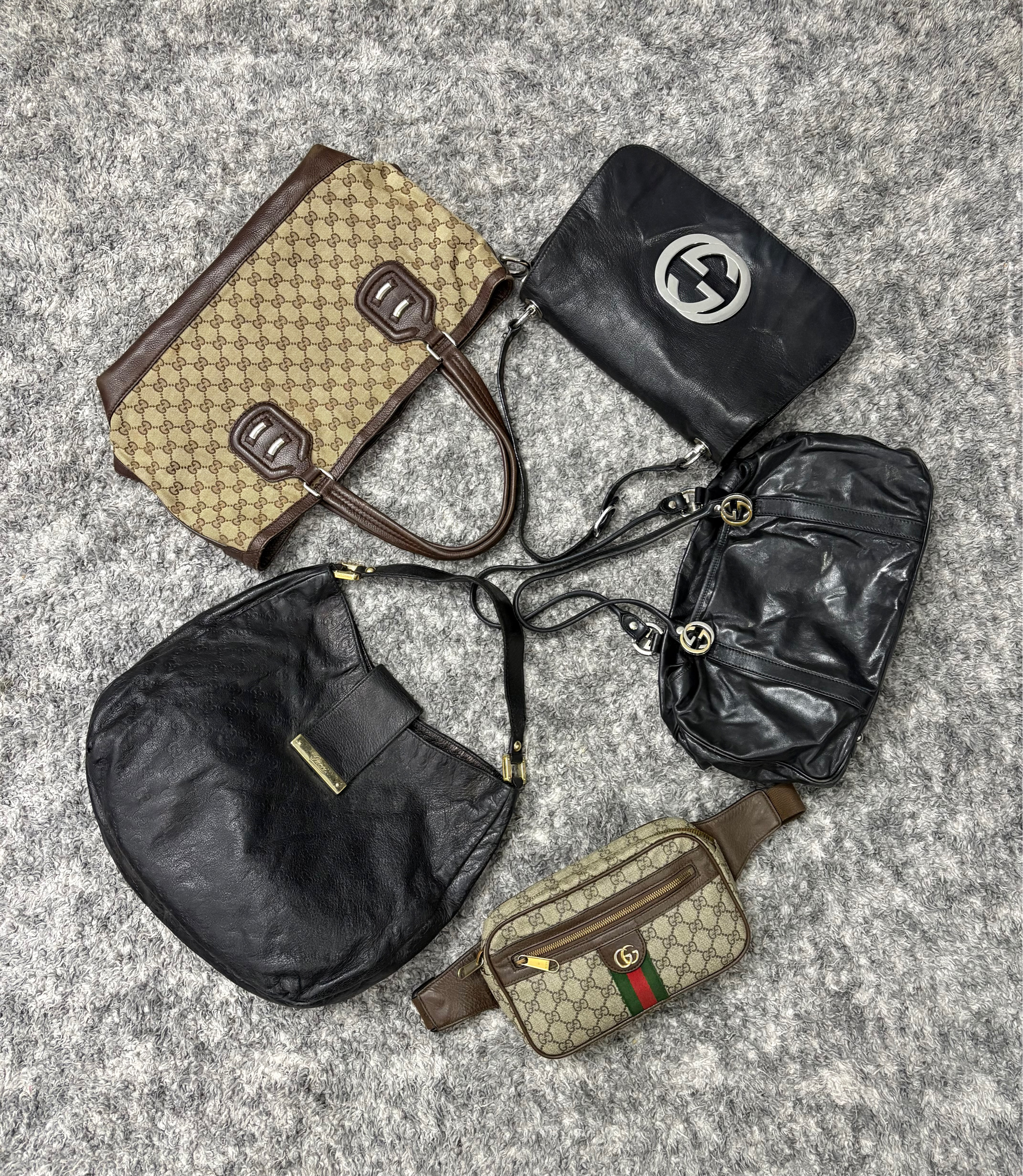 Gucci, Bundle of 5 Bags
