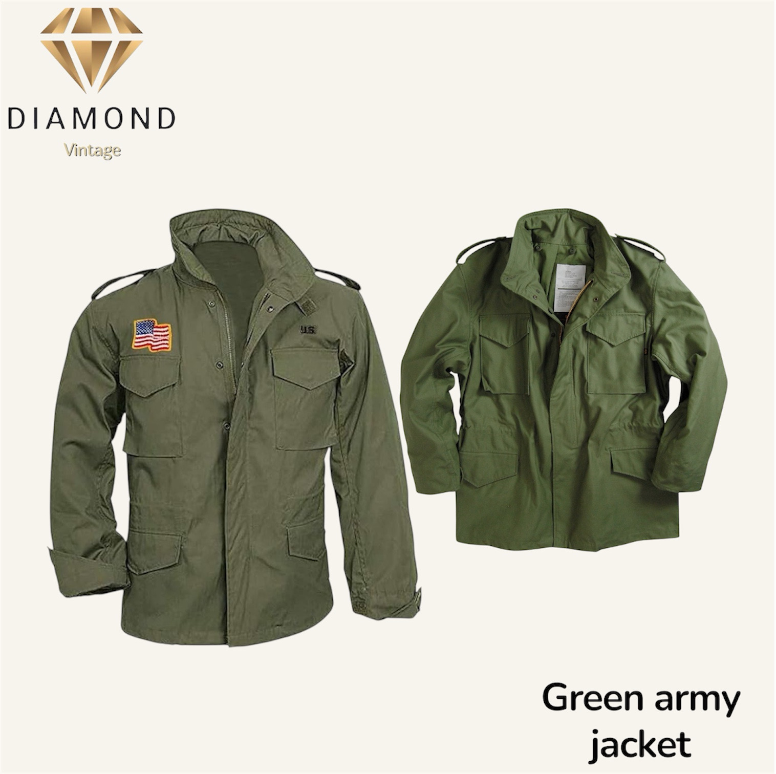 Green Army Jacket (DV -10-600)