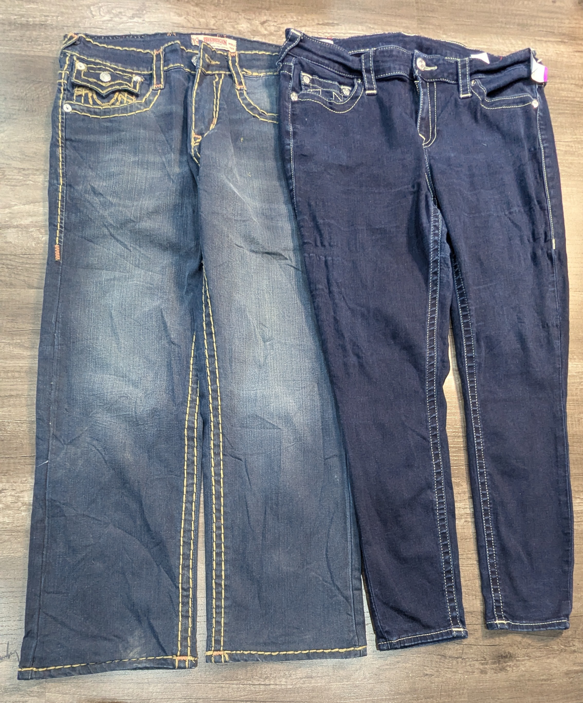 3567 - True Religion Straight and Flare Jeans