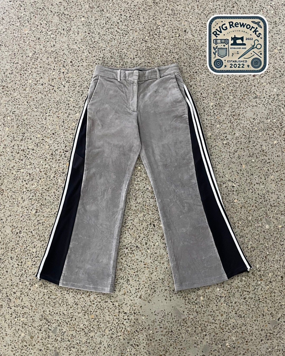Upcycled Y2K Adidas Corduroy Pants