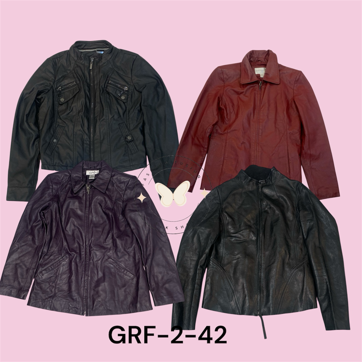 Unisex Premium Leather Jacket – Classic Fit (GRF-2-42)
