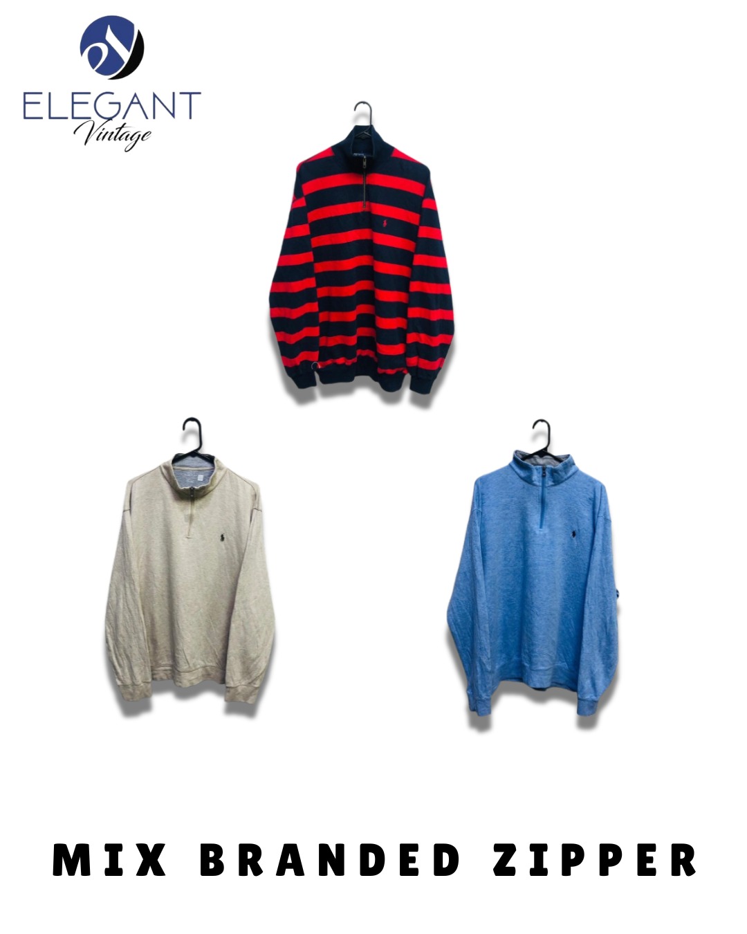 「Mix Branded Zipper - EVM0642」