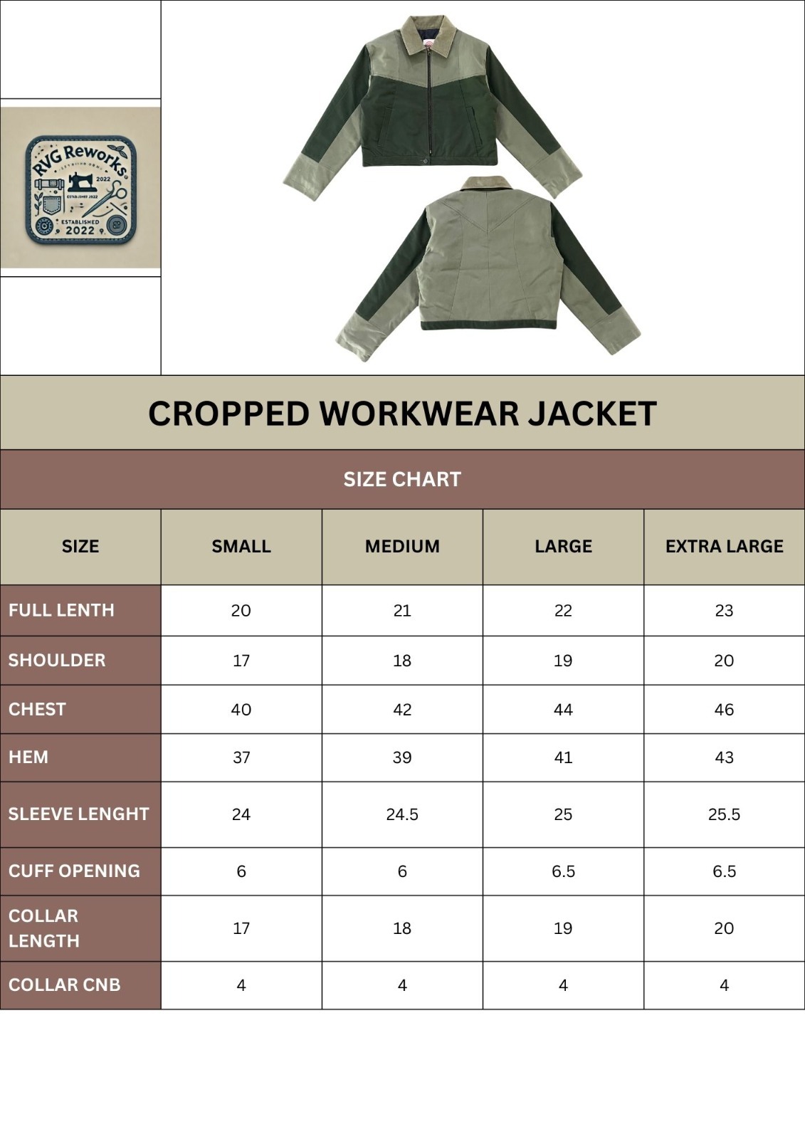 Upcycled Two-Tone Canvas Crop Jacket