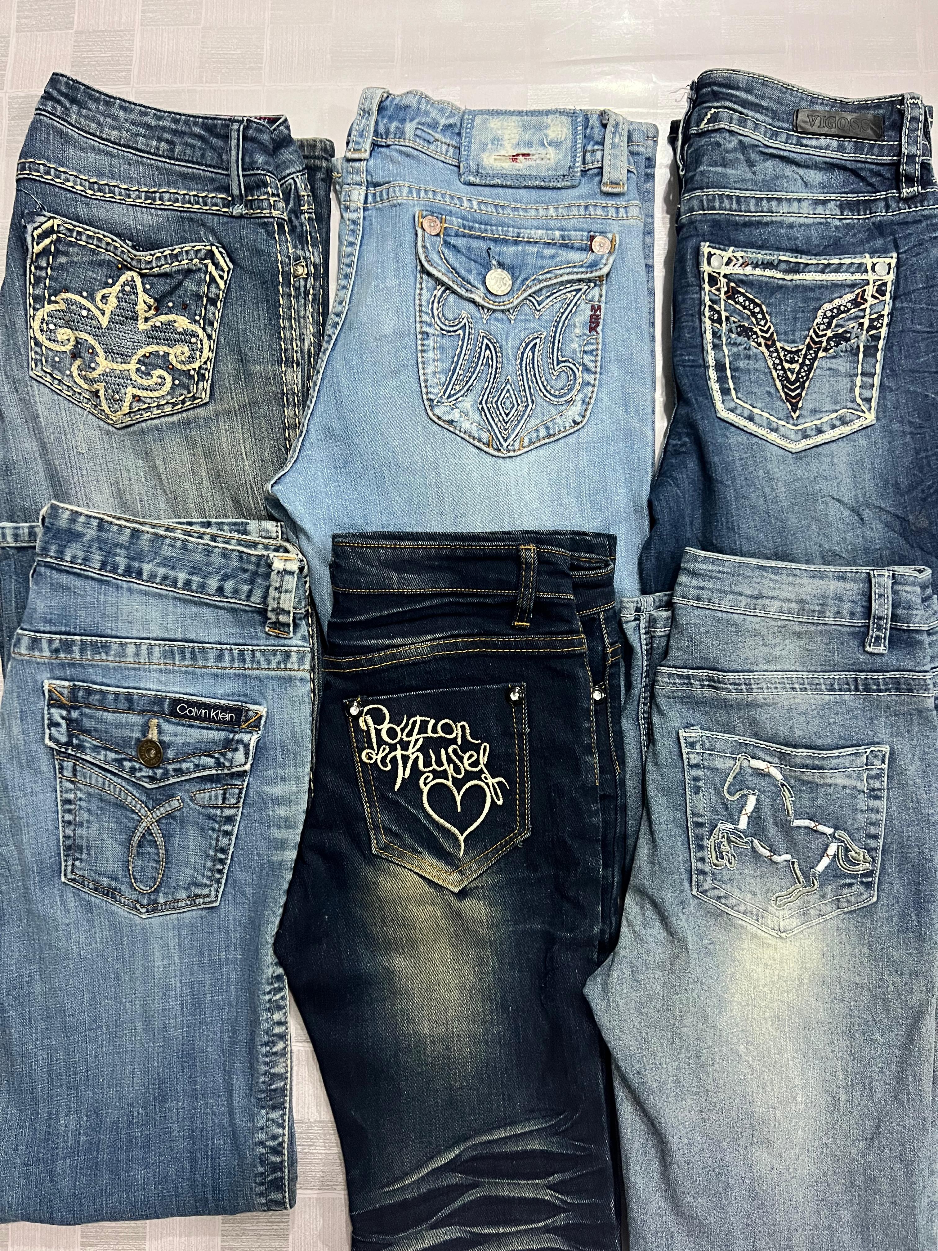 R399 Ladies Y2k Styles Flared Jeans