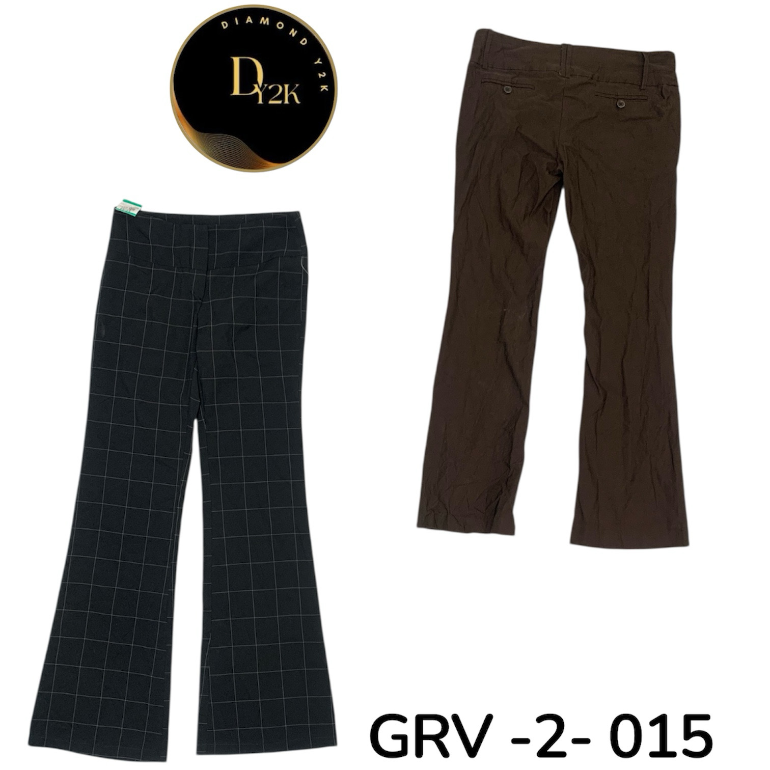 Elegante formelle Poly-Pant | Anspruchsvoller Stil der 2000er (GRV-02-015)
