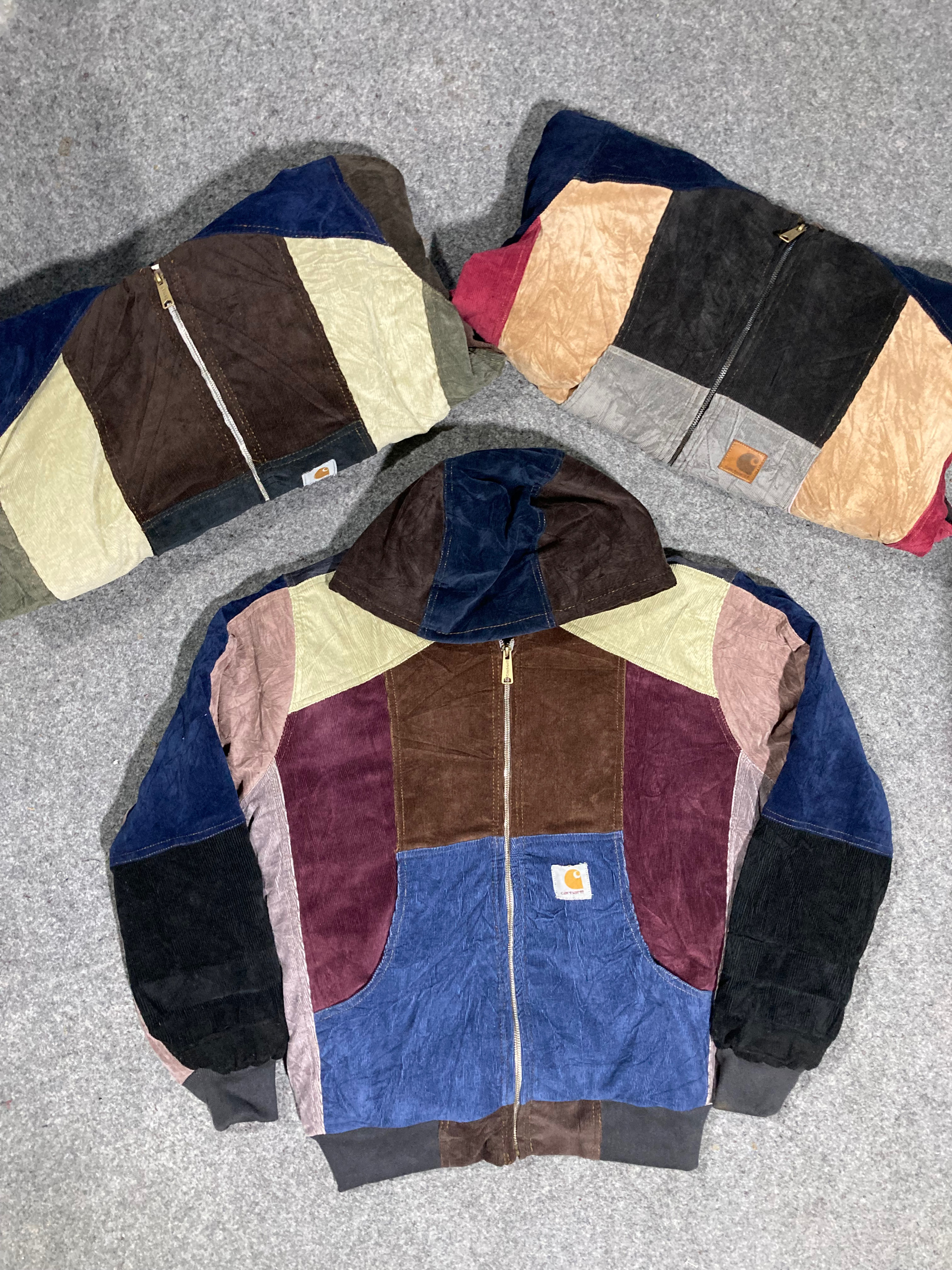 Carhartt コーデュロイ フーディー アップサイクル