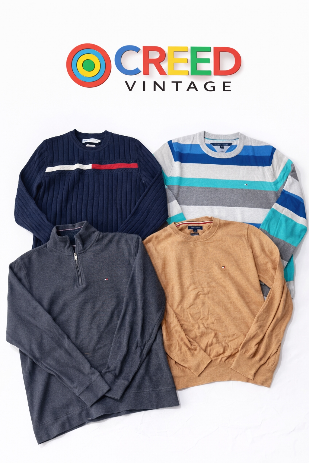 CR6409 Vintage Tommy Hilfiger Sweatshirts pour fem..