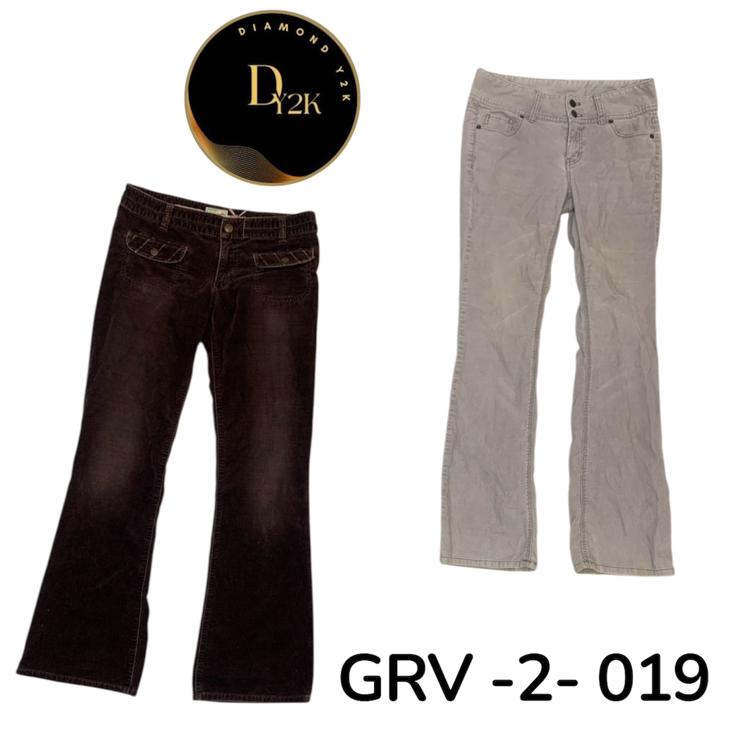 (Brown Coudray Pants | Timeless 2000s Look (GRV-2-019)