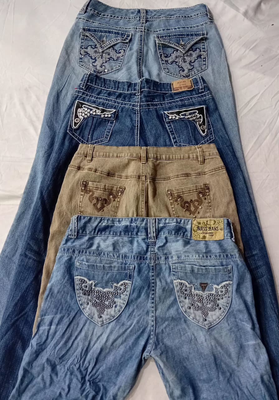 CR6411 Y2K Flare Jeans