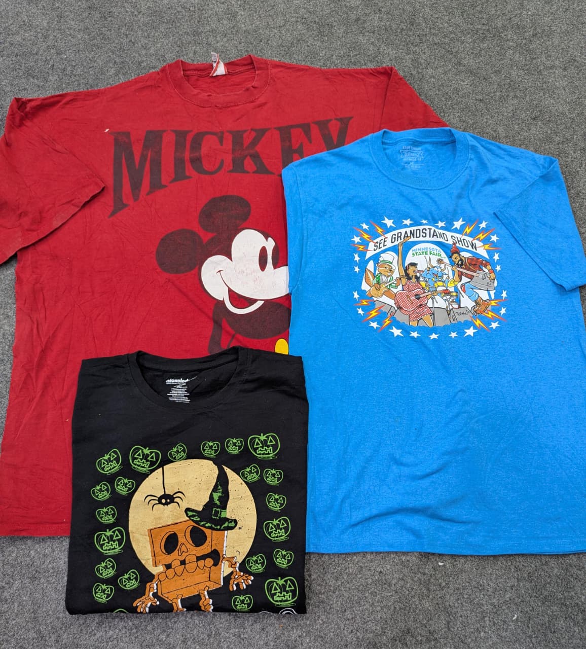 CRZ1761 Cartoon Print T-Shirts