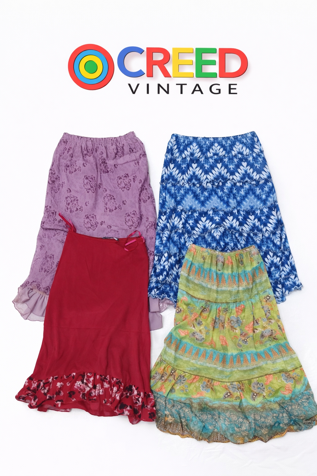 CR6414 Y2K Jupes en Polyester