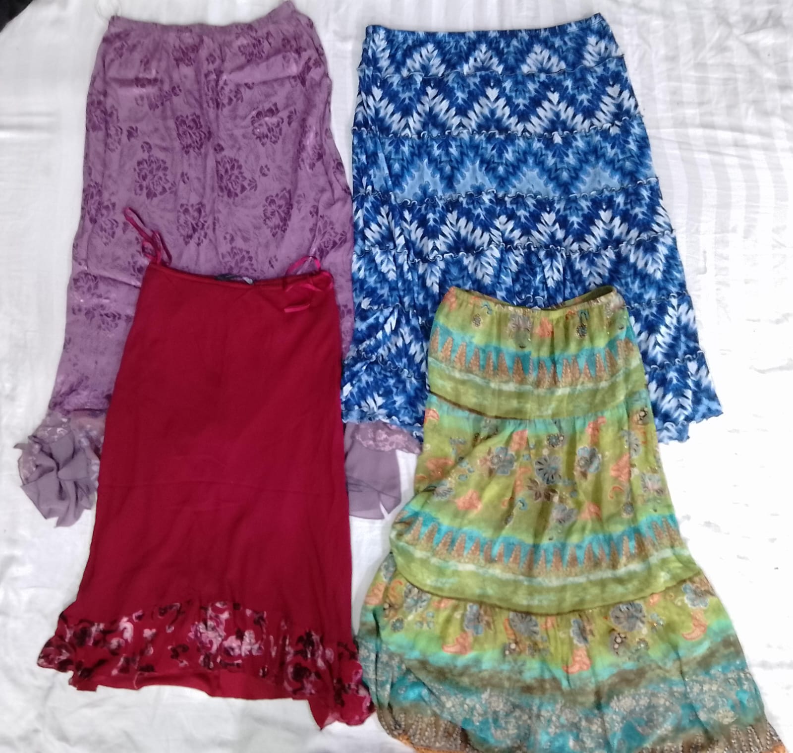 CR6414 Y2K Poly Skirts