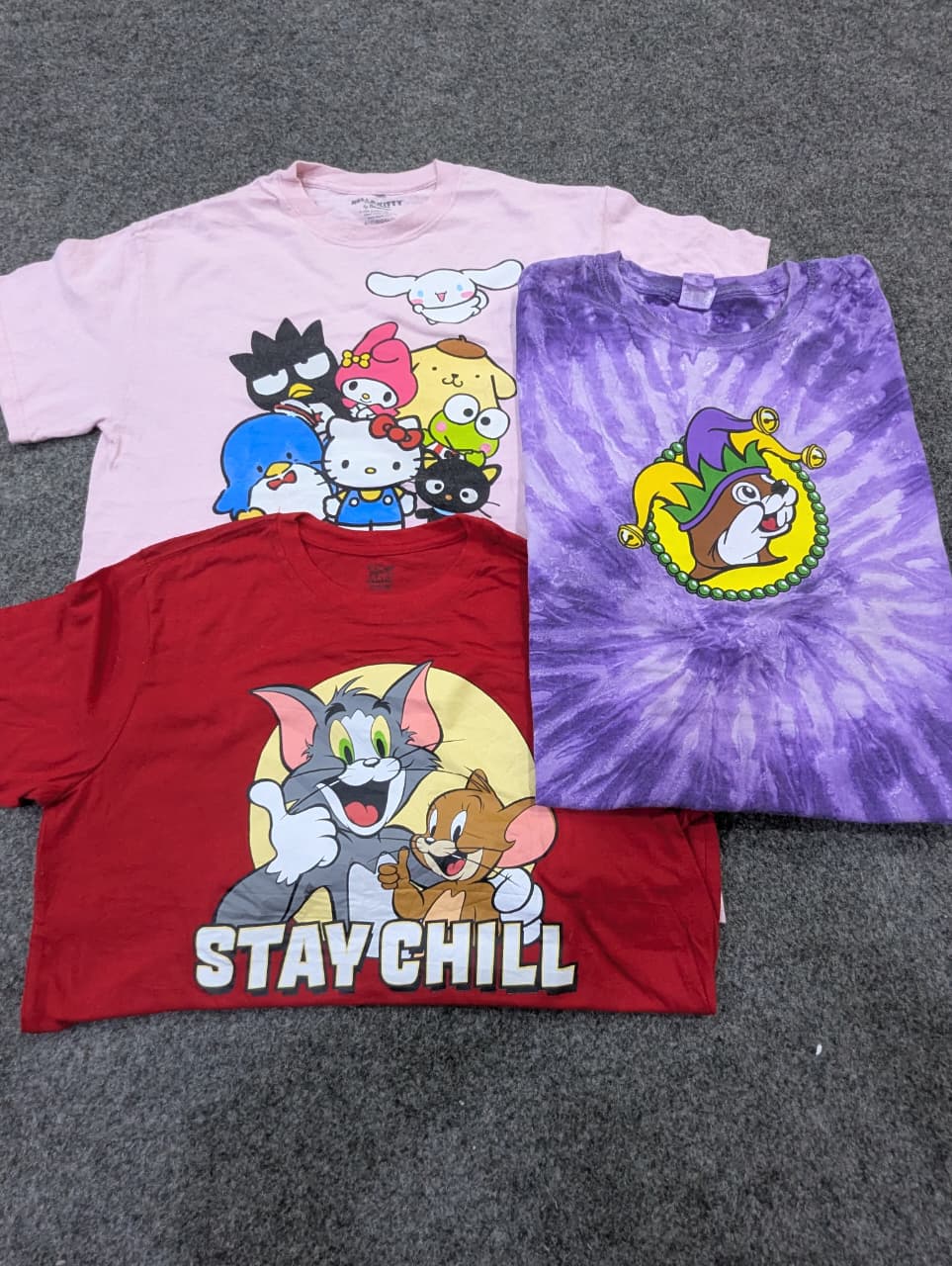 ZV1762 Cartoon Print T-Shirts