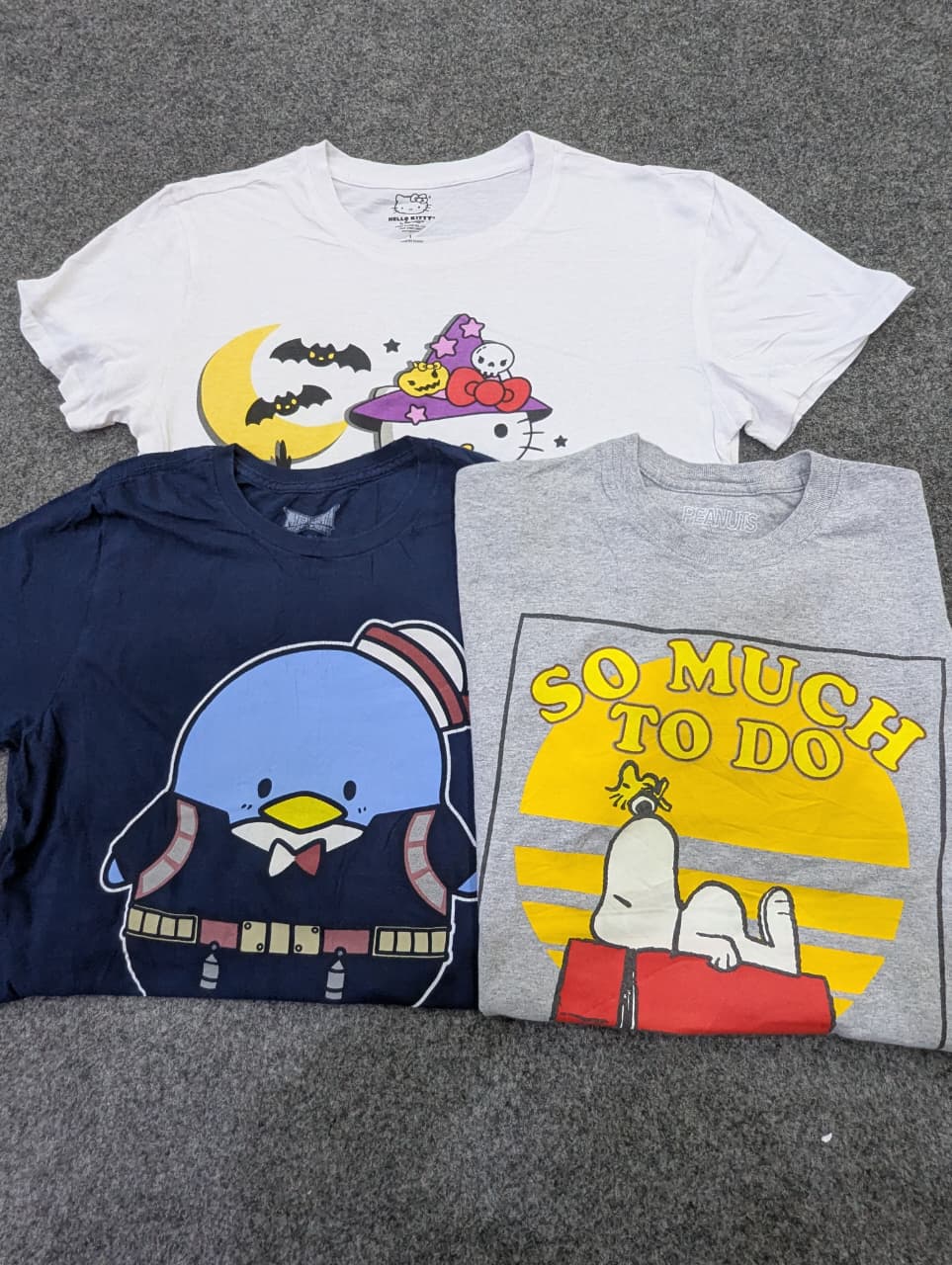 CRZ1763 Cartoon Print T-Shirts