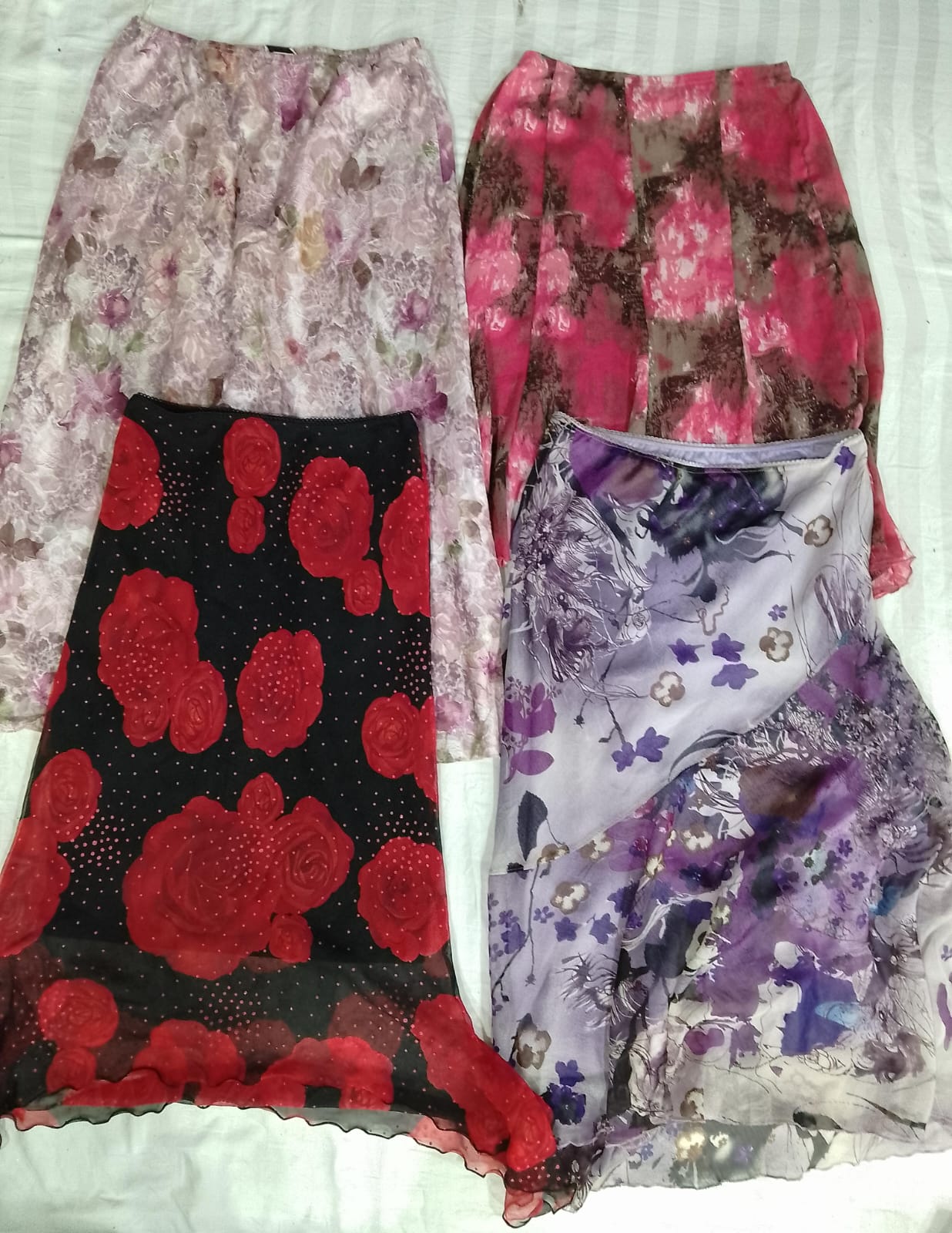 CR6417 Y2K Poly Skirts