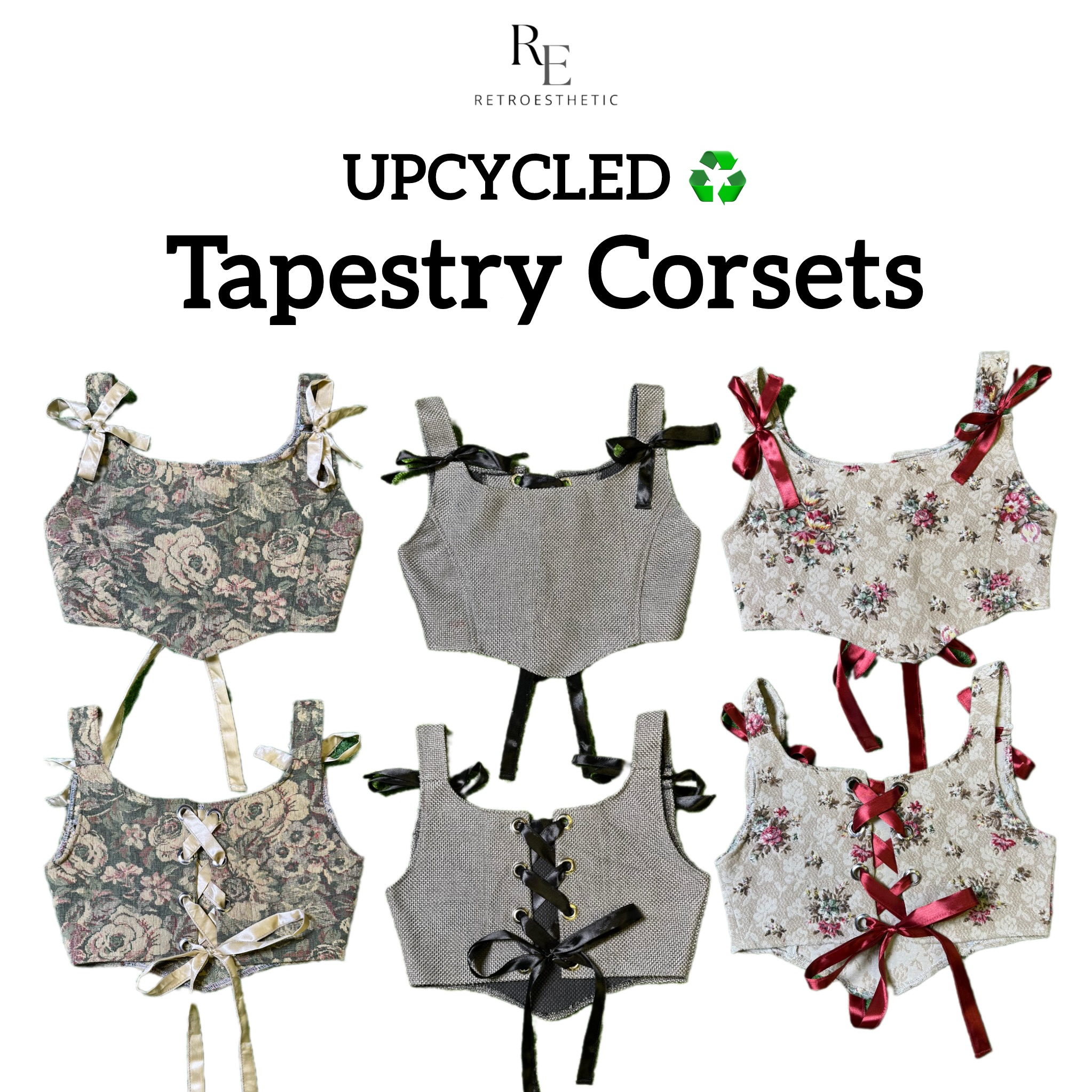 Upcycled Tapestry Corset