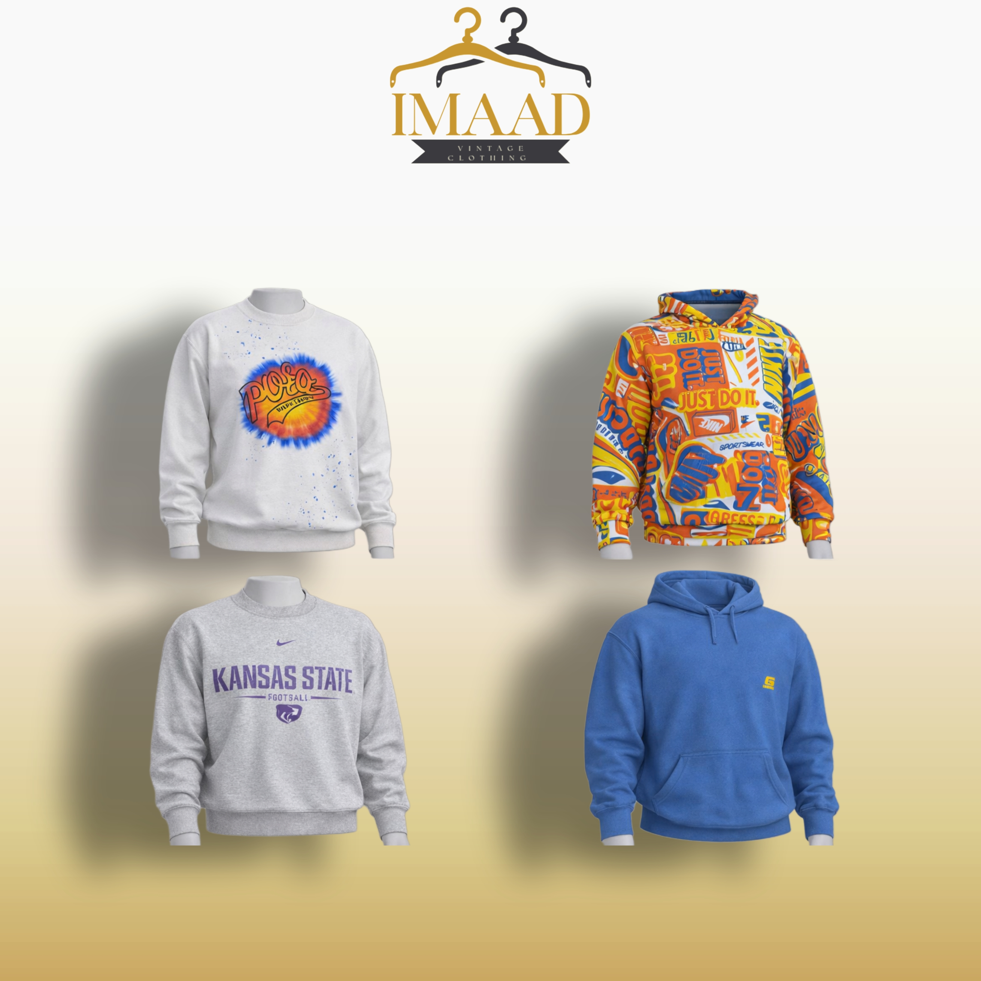 Branded sweatshirt and hoodies for kids and teens