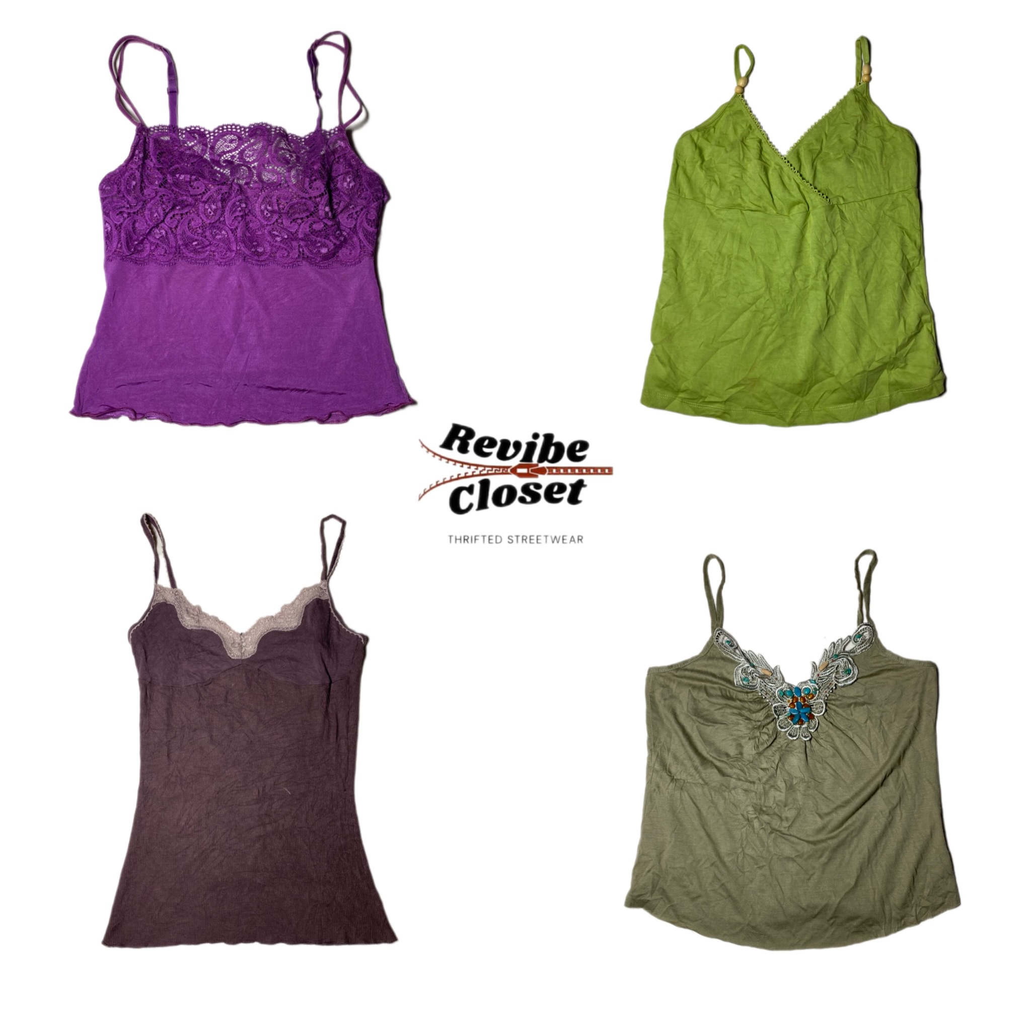 Y2K Era Cyber Girl Cami Tops RC-026