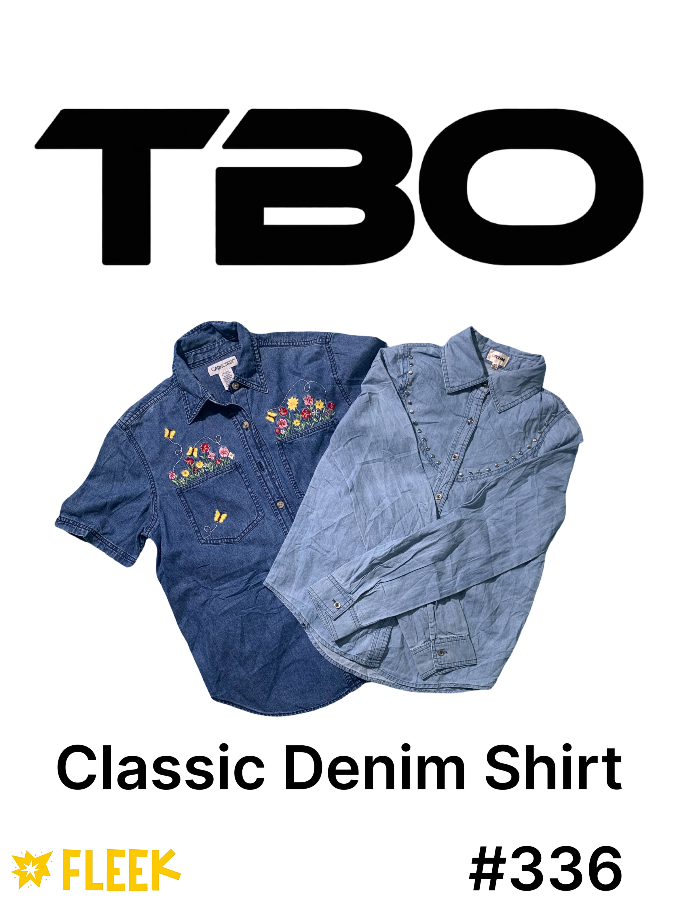 Camicia di jeans classica    #336