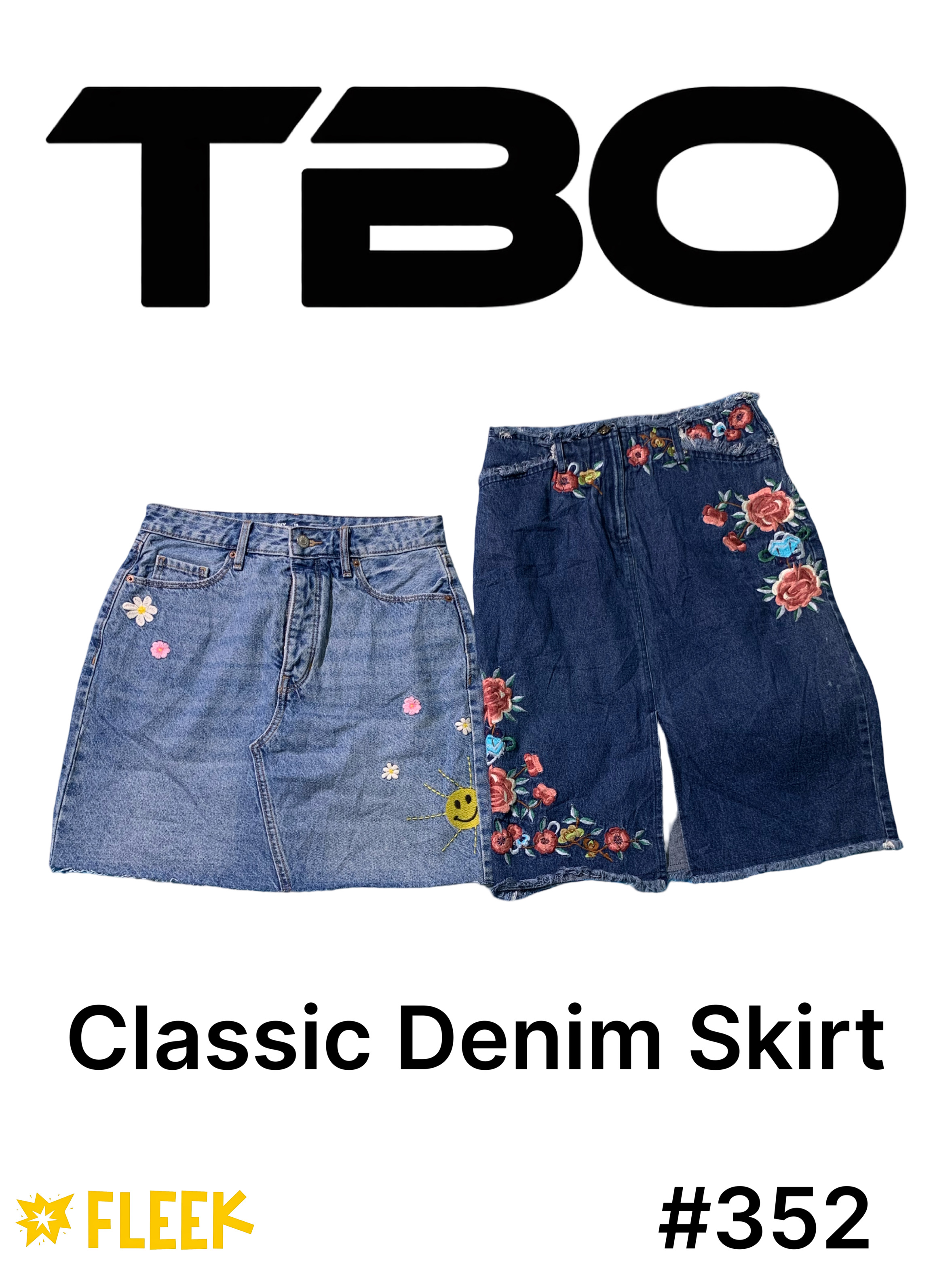 Saia de Jeans Clássica   #352