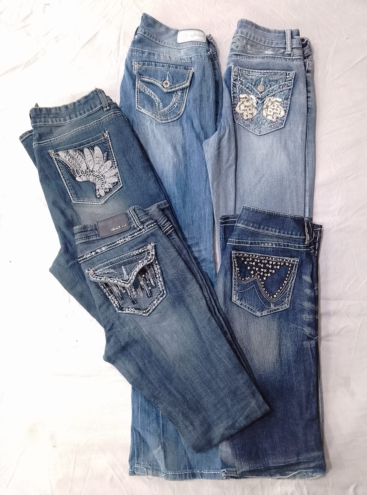 CR6426 Y2K Flare / Straight Jeans