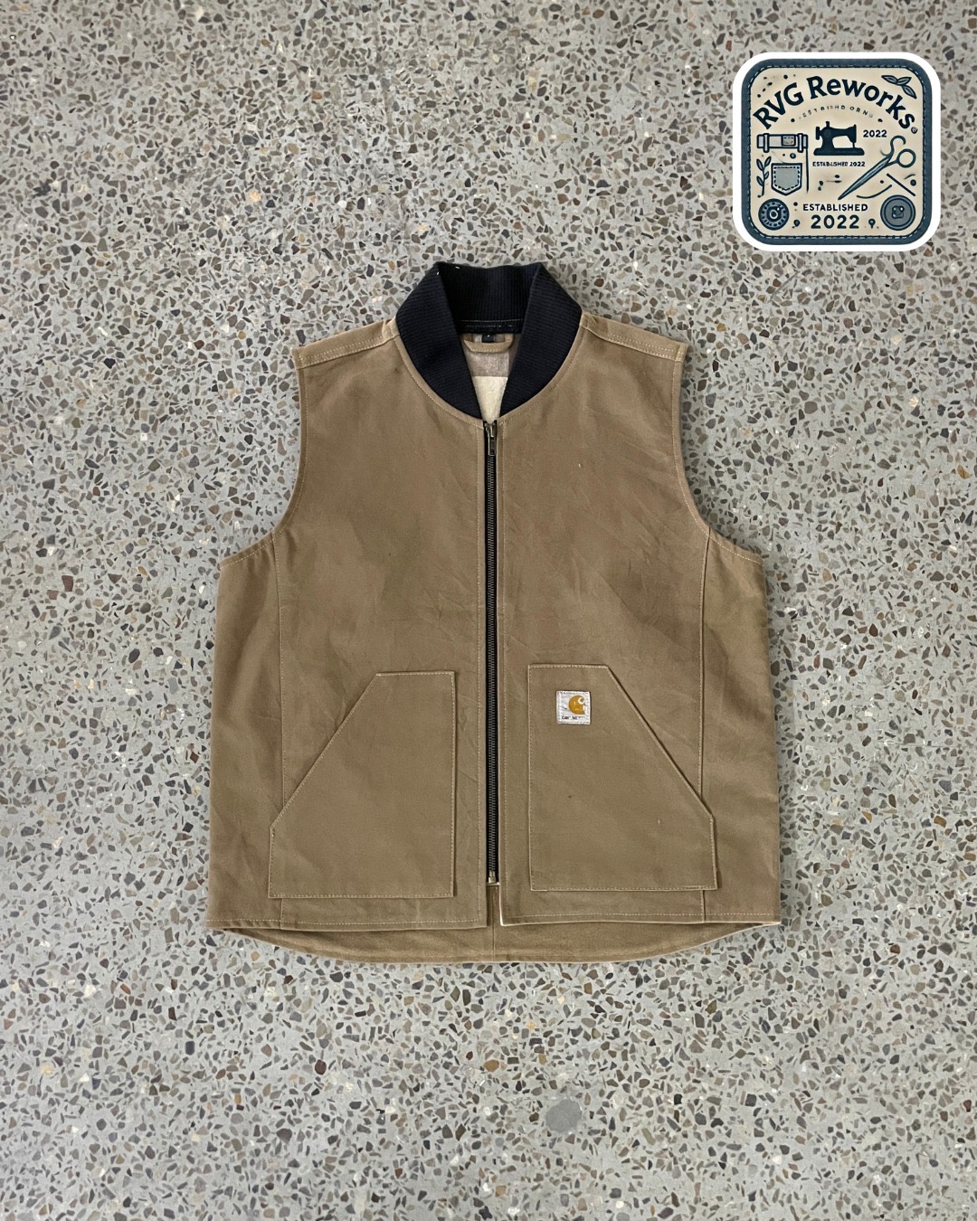 Veste utilitaire Carhartt revalorisée