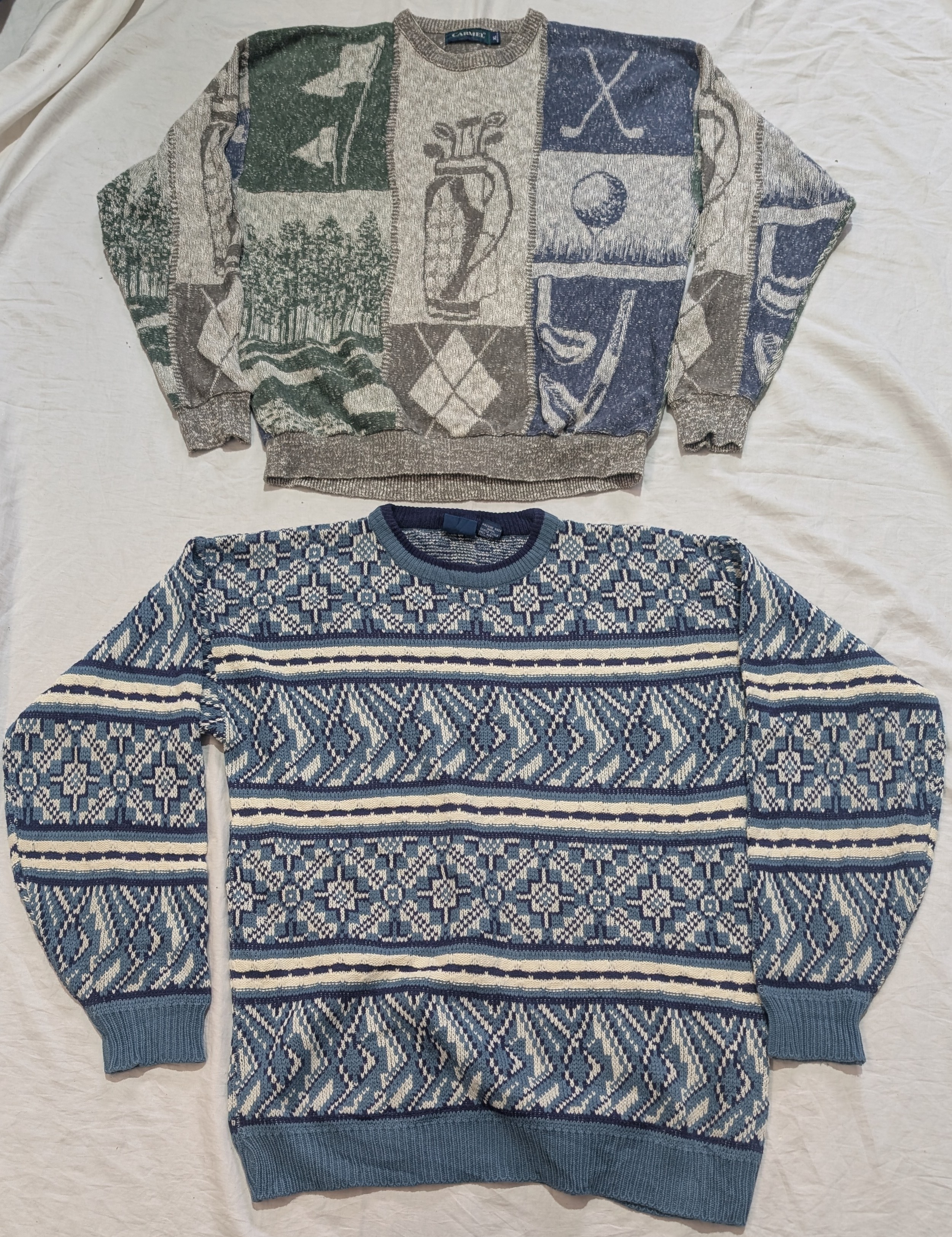 HELLE FARBE BEDRUCKTE STRICKWARE