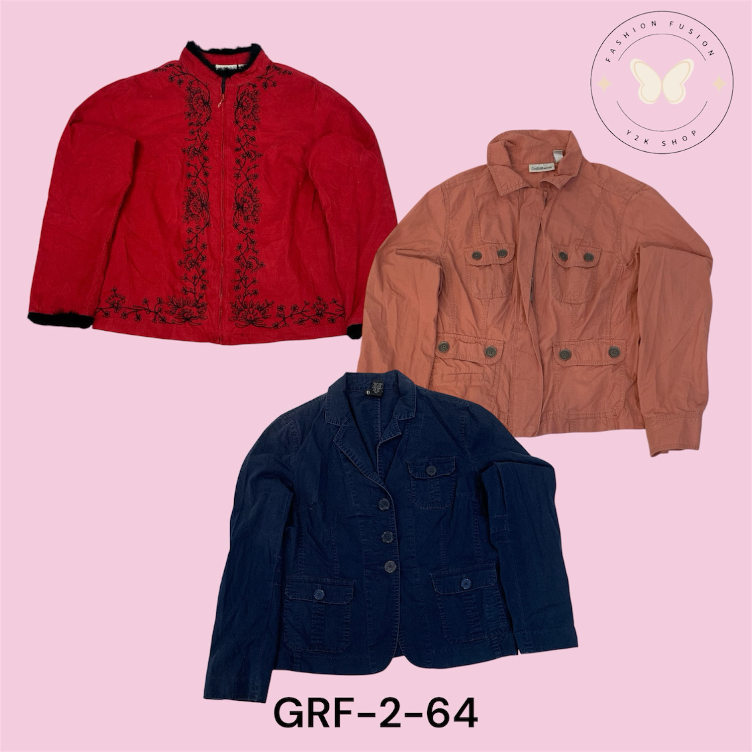 Women’s Cotton Hooded Jacket – Casual Lightweight Layer(GRF- 2-64)