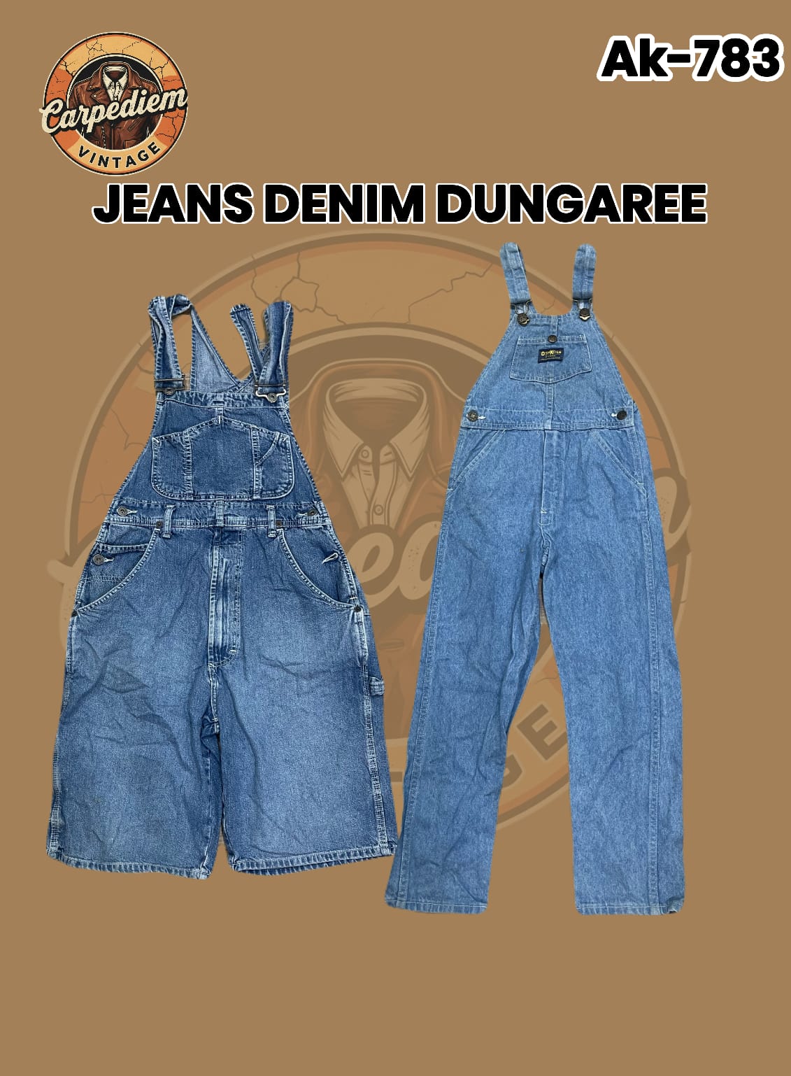 Jeans Denim Dungaree Ak-783