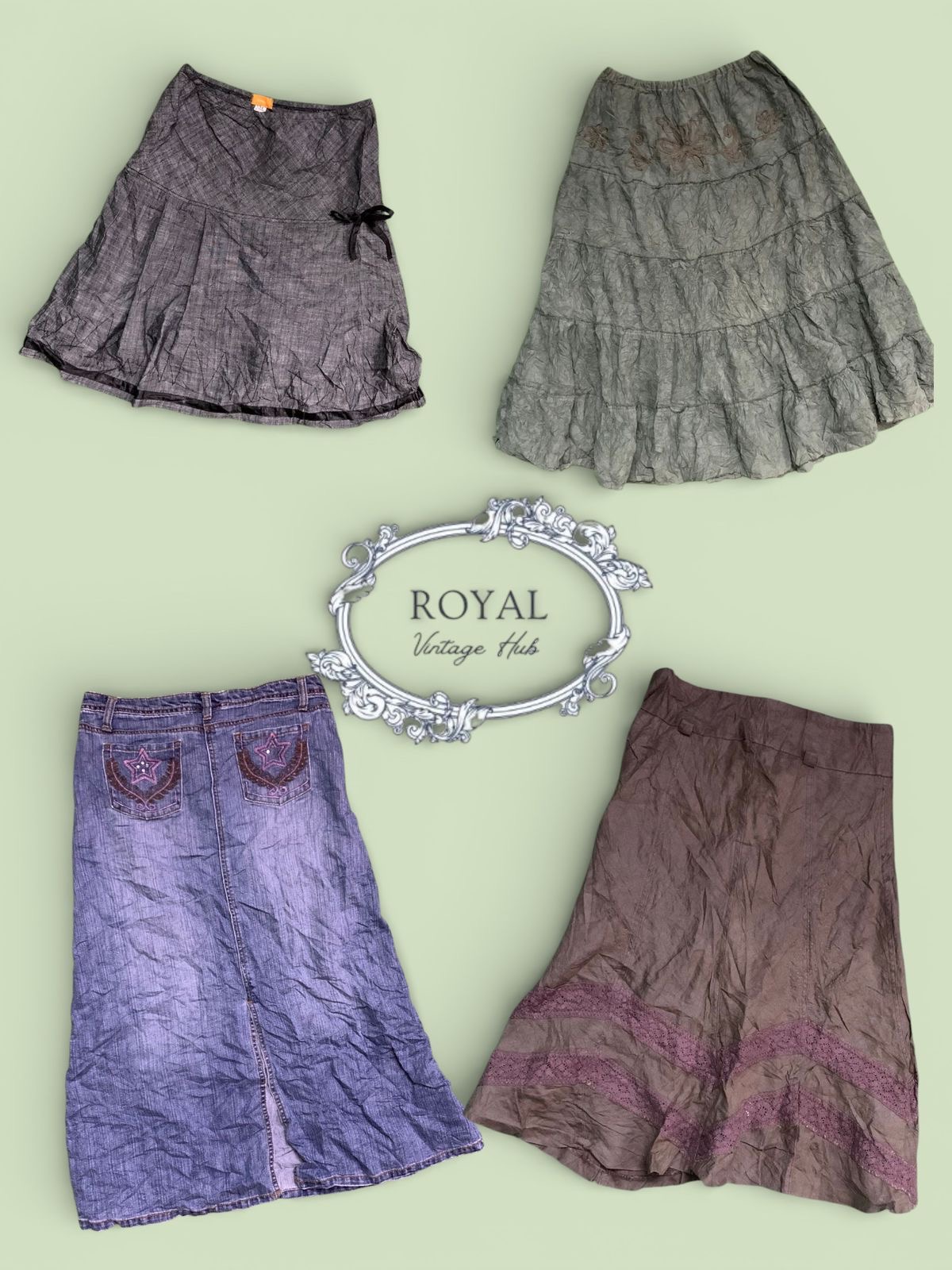 Y2K Chick Crush Earth Tone Skirts