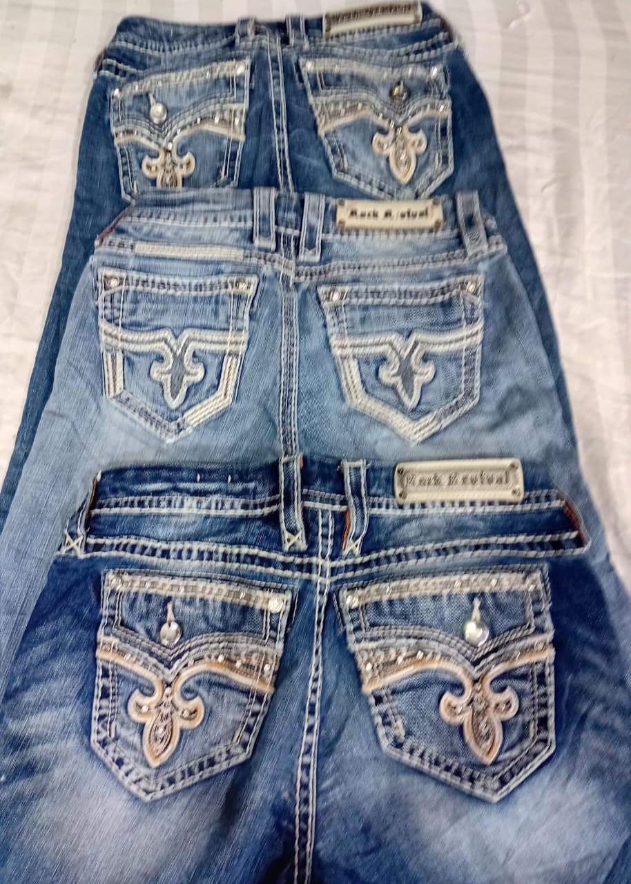 CR6450 Rock Revival Ladies Flare & Straight Jeans