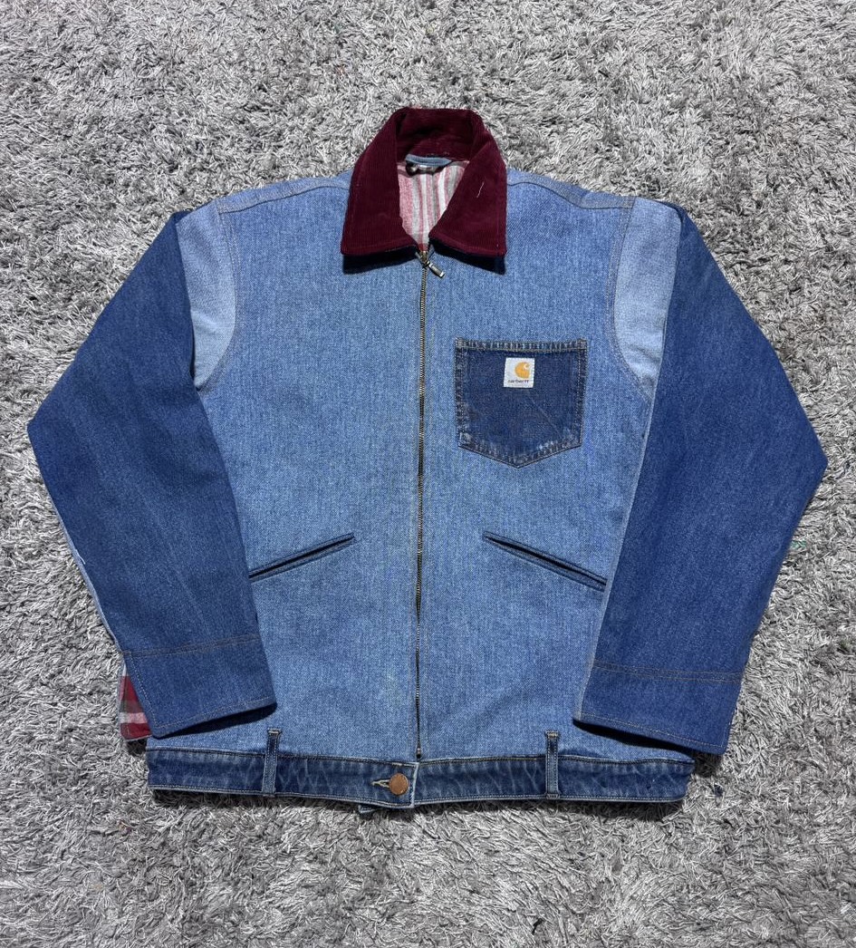 Upcycled Carhartt Denim Corduroy Jackets