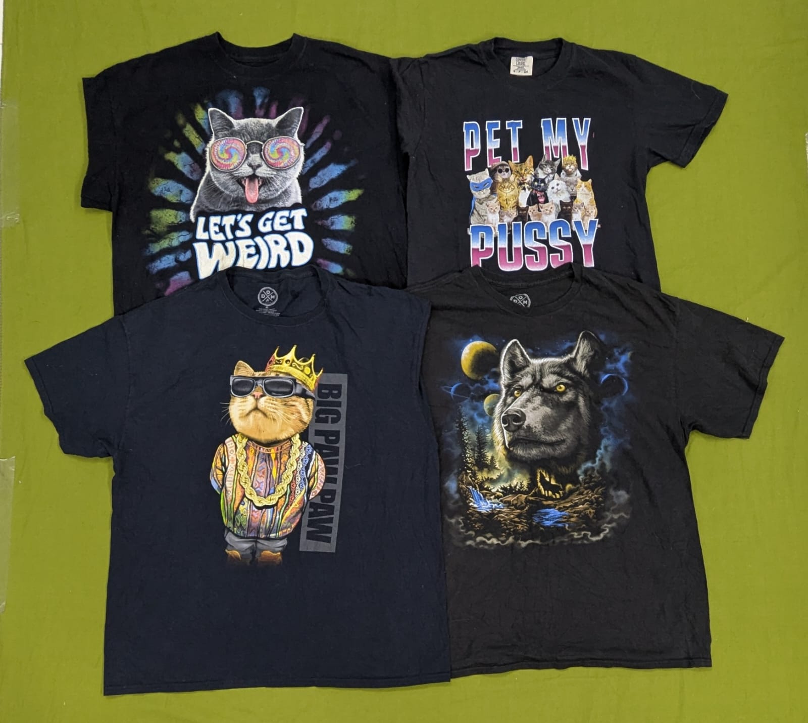 💥 RV2070 Camisetas impresas de animales