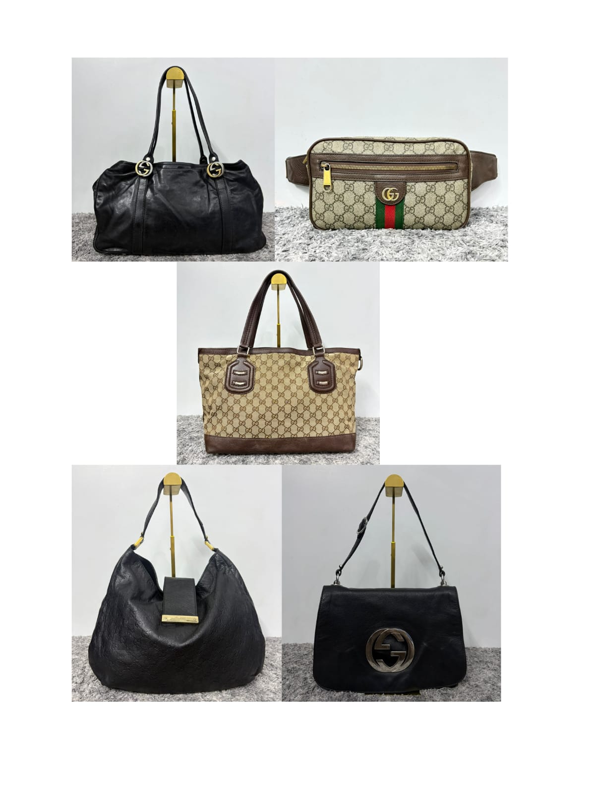 Gucci, Bundle of 5 Bags