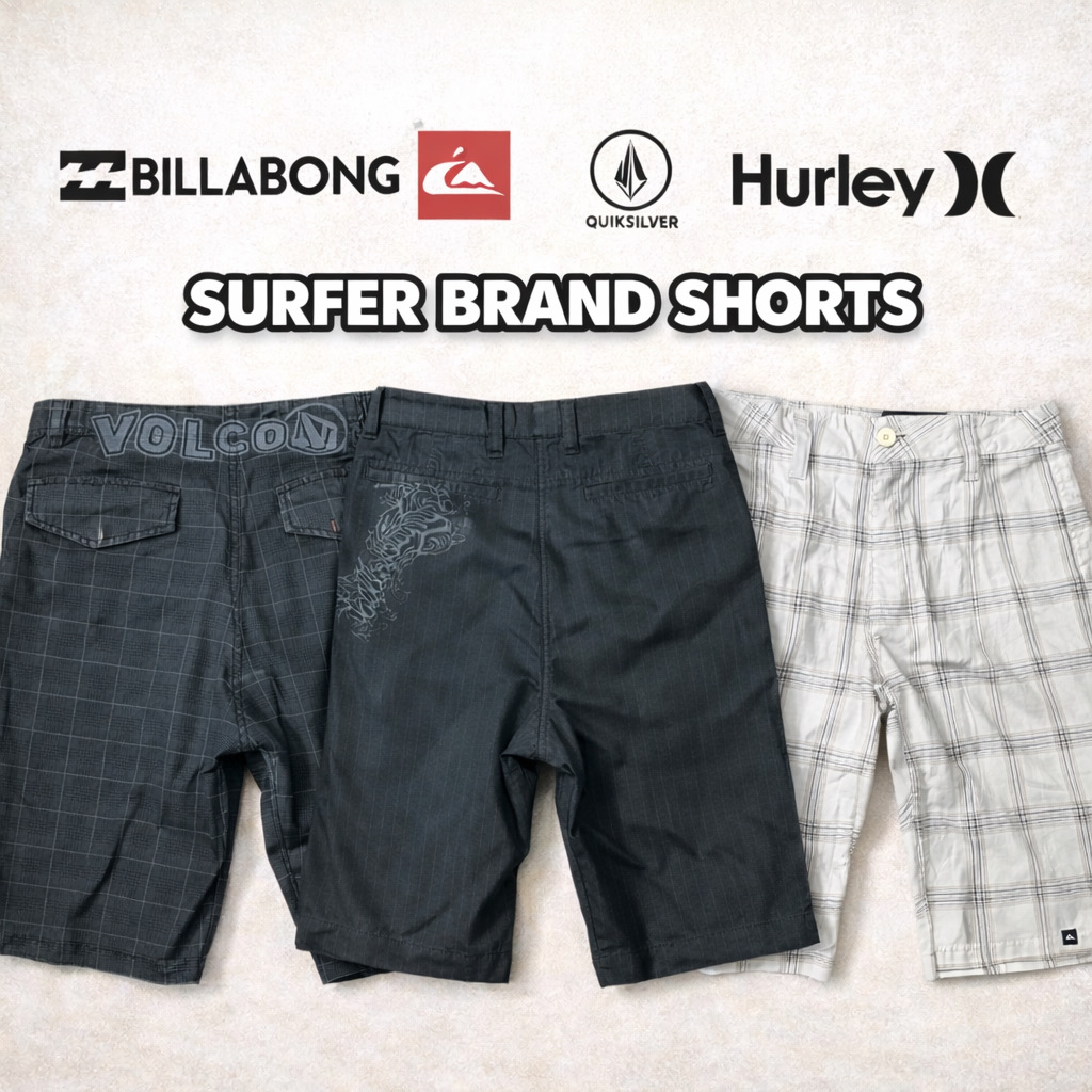 Surfer Brand Shorts Inc Billabong Quick silver